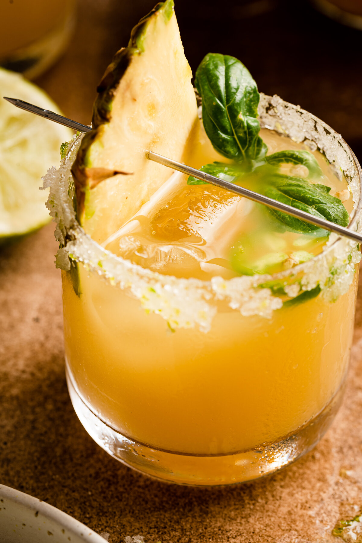 Pineapple jalepeno basil margarita-10