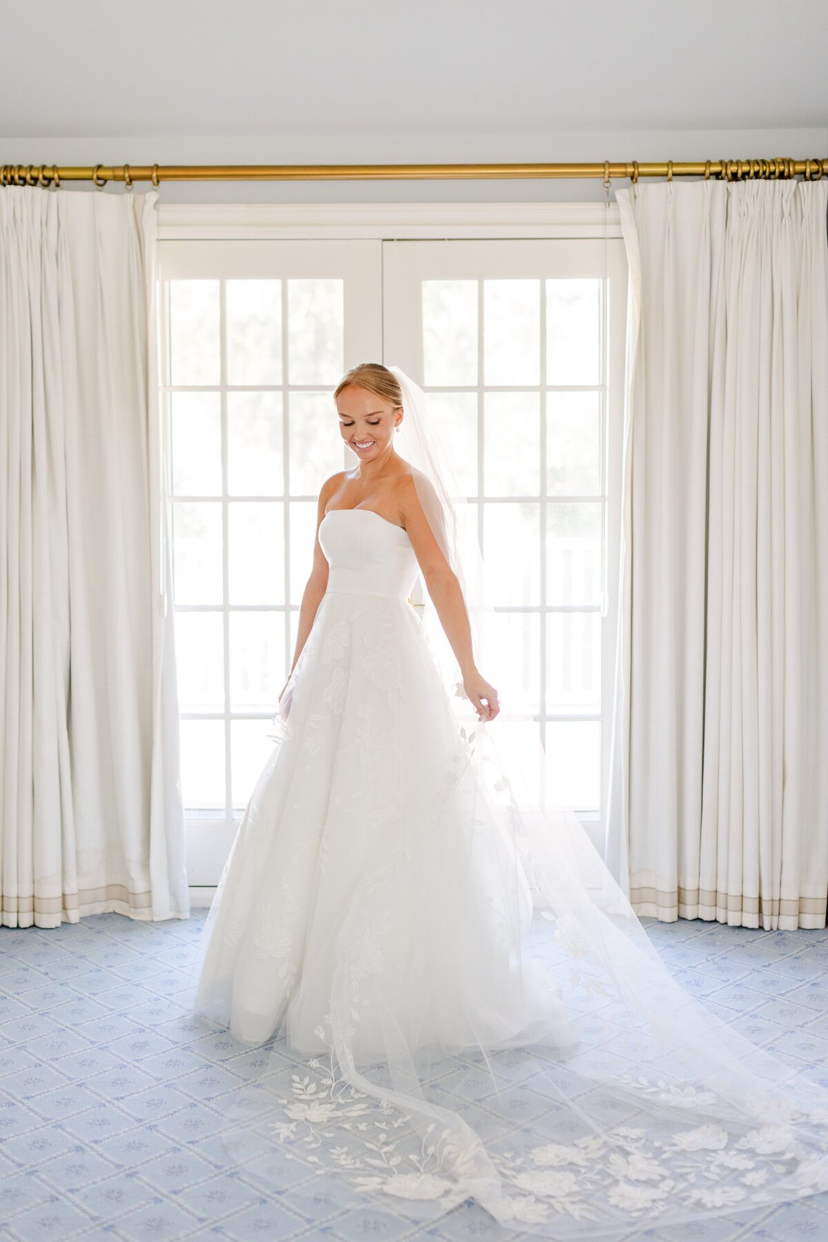 bridal portraits at Westchester Country Club