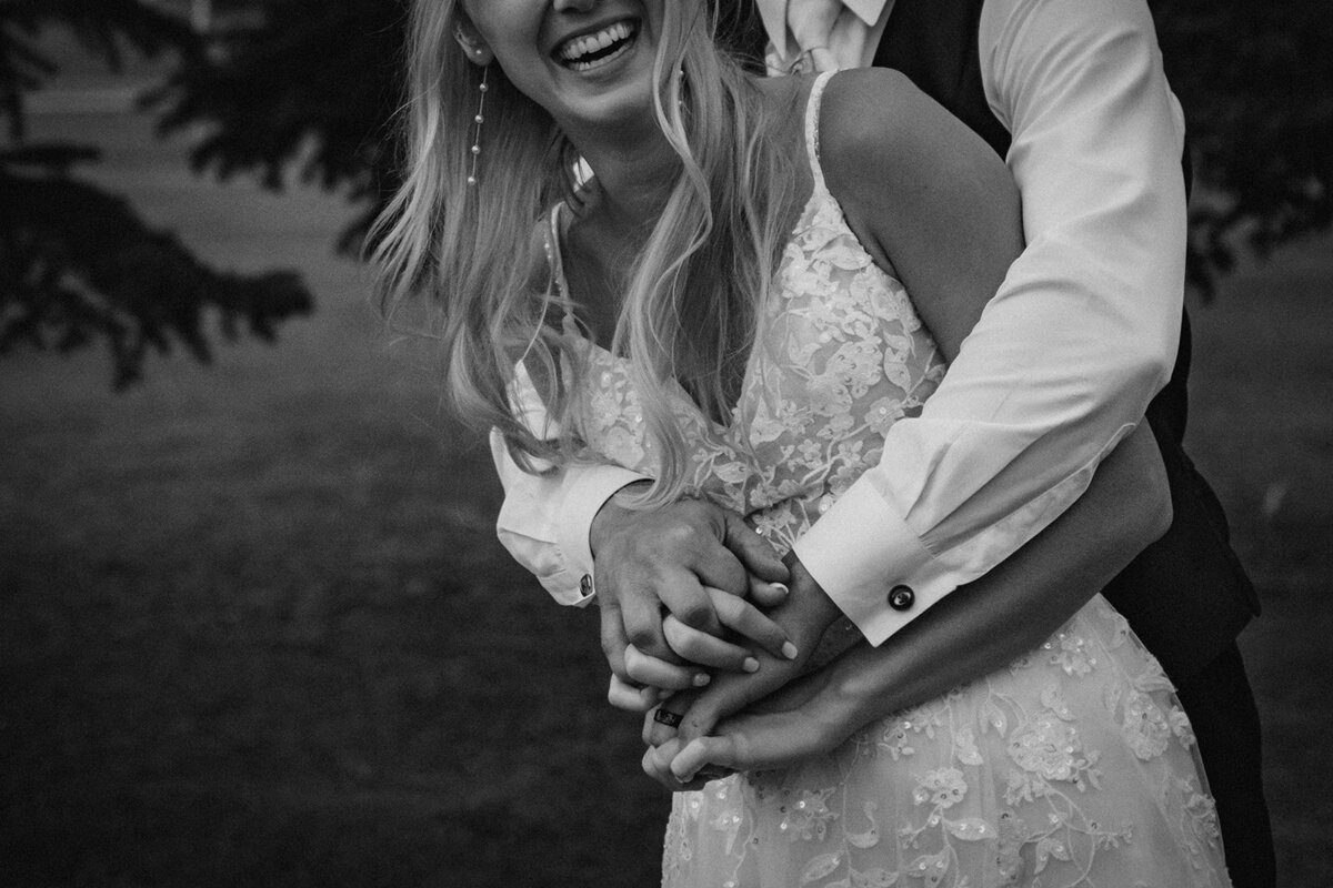 black and white wedding photographer alberta