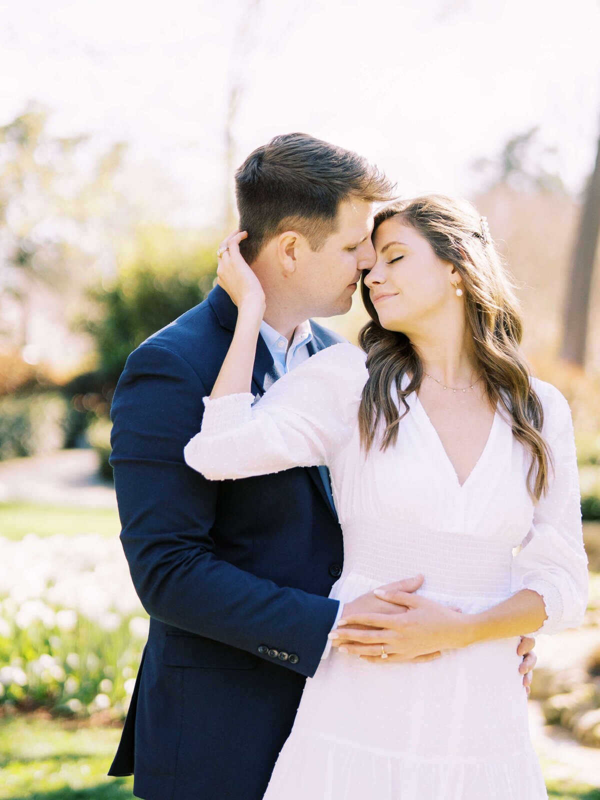 09 Dallas Arboretum Engagement Session Spring Kate Panza Wedding Photographer