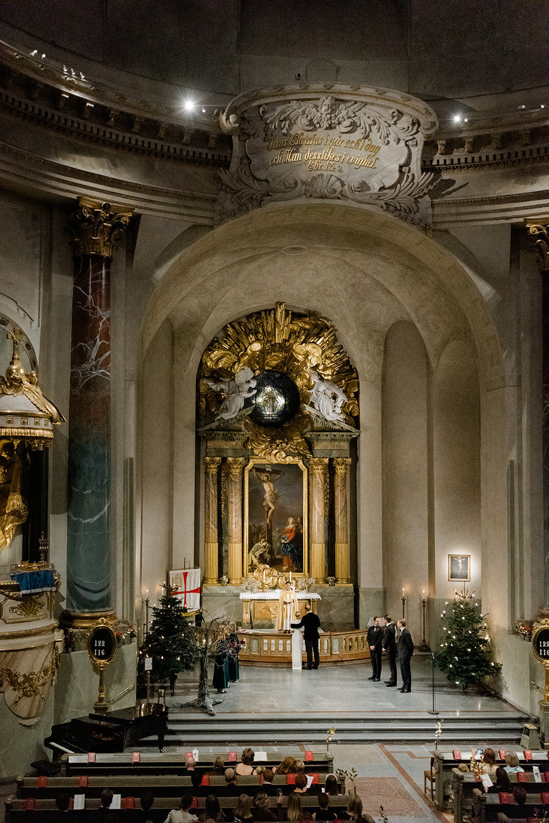 Bröllopsfotograf Anna Lundgren Hedvig Eleonora kyrka