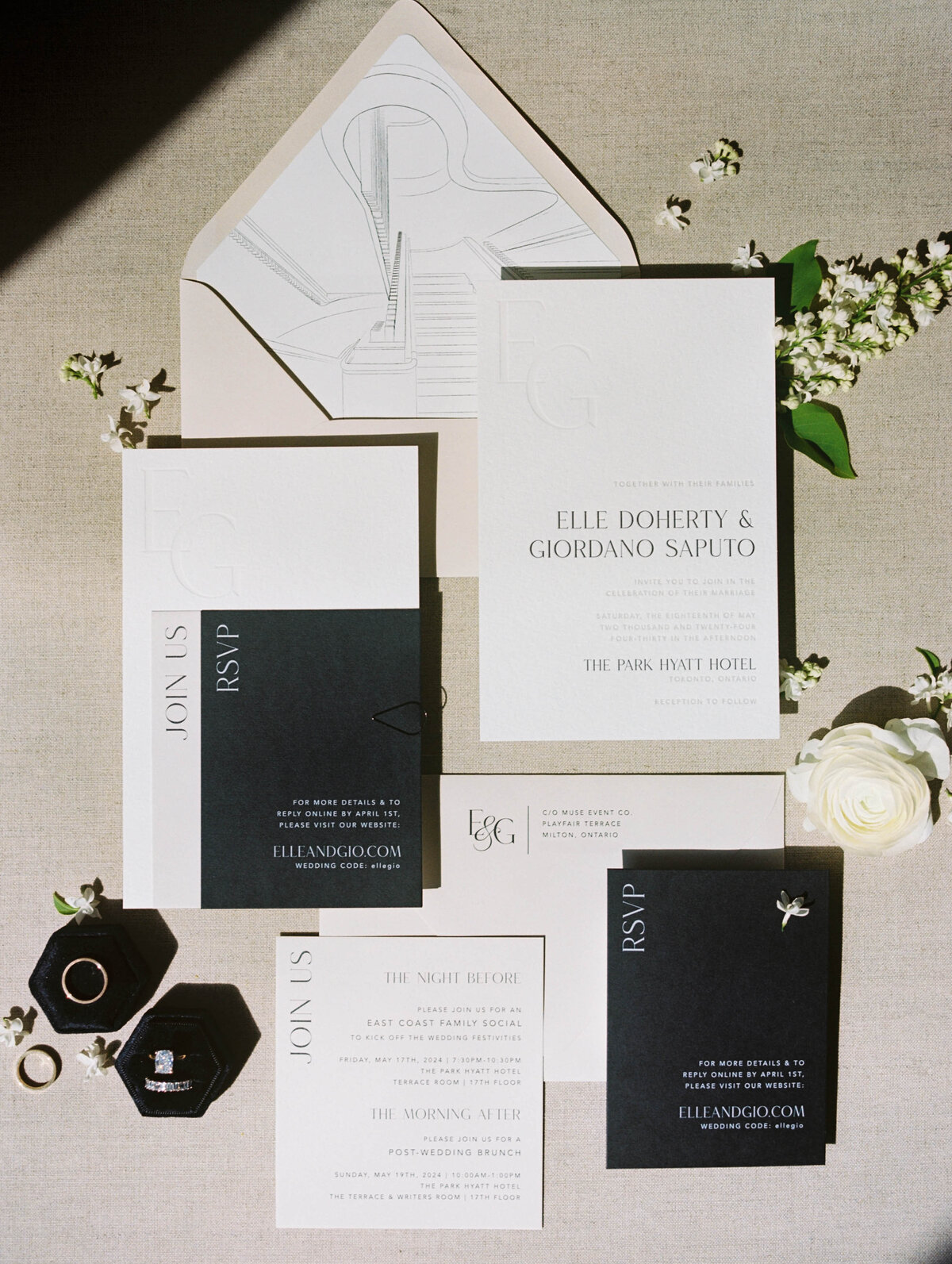 Muse Event Co. Wedding Event Planning Design Firm Production Design Management Weddings Toronto Canada Day of Coordination Full Service Park Hyatt Toronto11