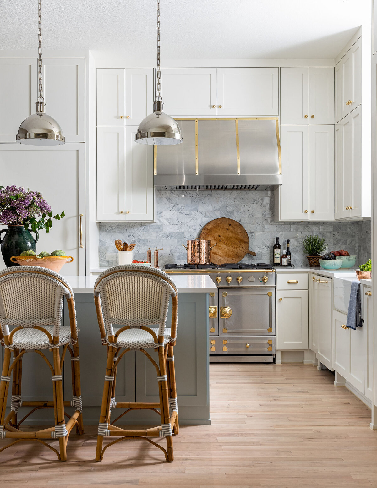 La Cornue Range, Metal Hood, Kitchen Remodel