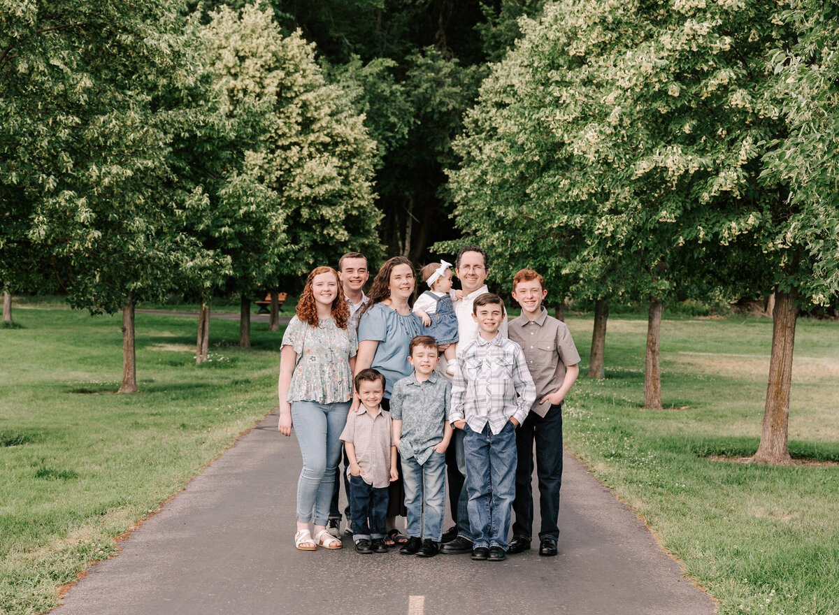 Gorgeous park family session in Utah.