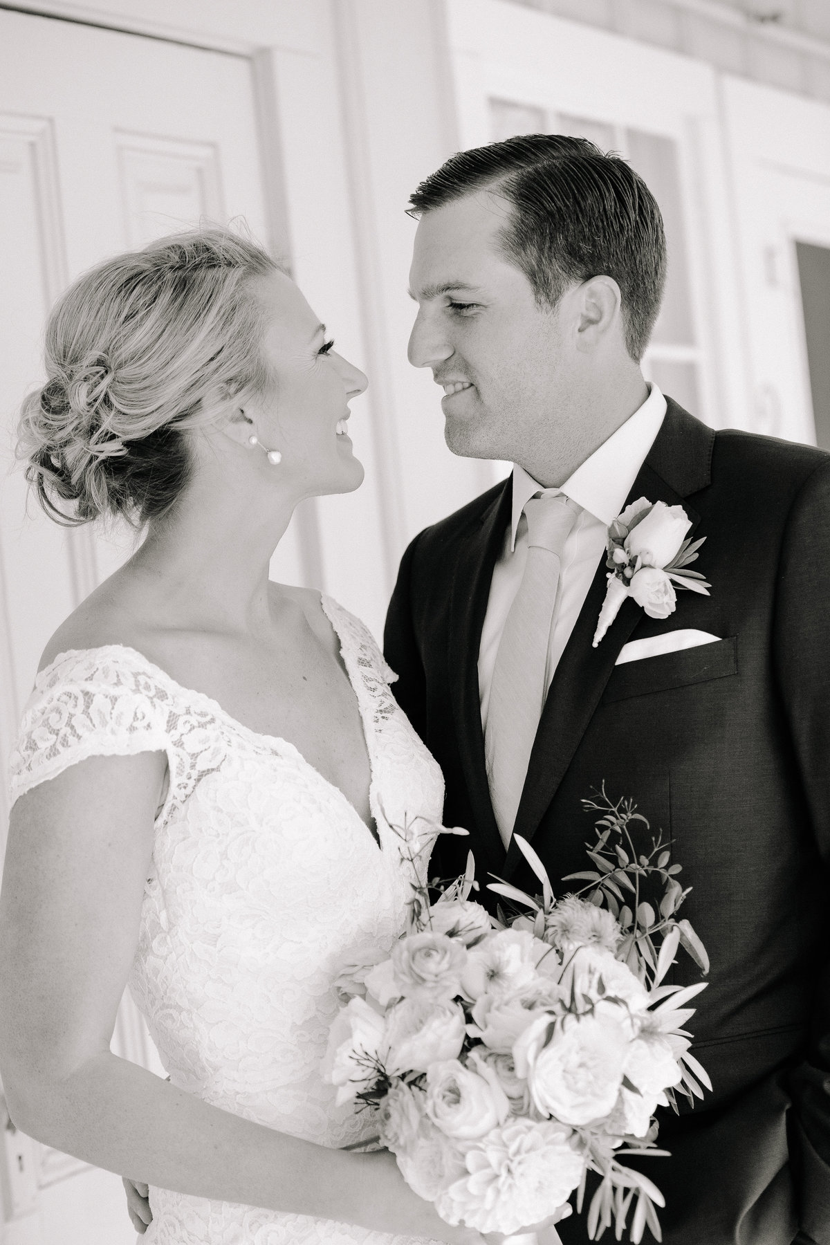 Bride and groom portrait at a wedding at Beltane Ranch in Sonoma.