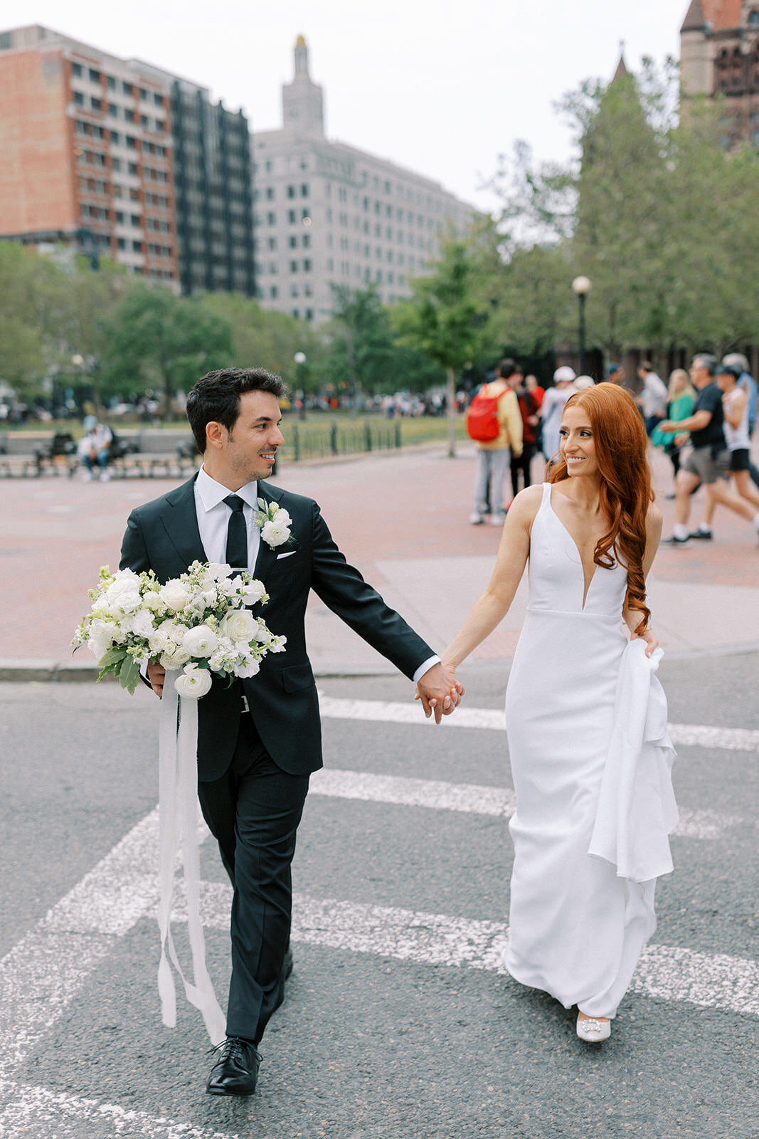 Boston Public Library Wedding-Halie Child Photography-40