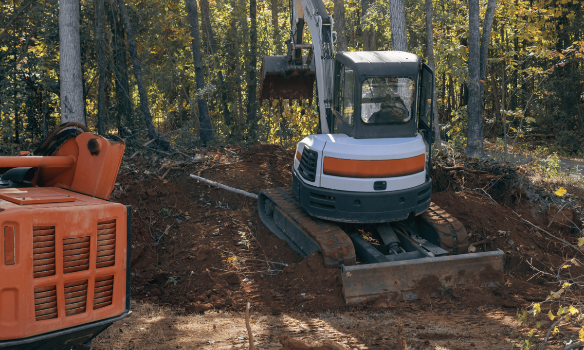 land clearing near lititz, pa