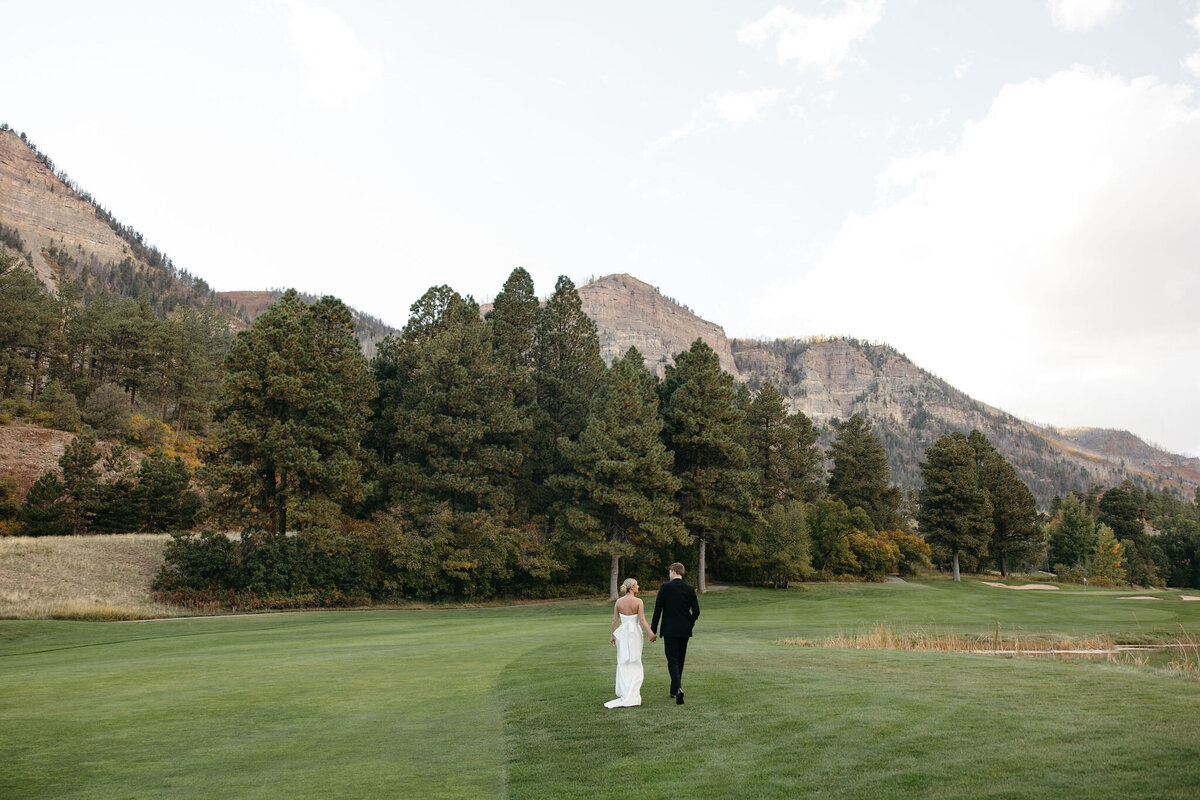 Golf course wedding