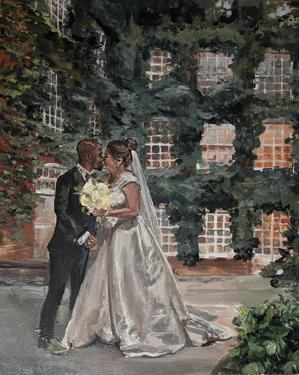 Abbozo Gallery LIve wedding painting