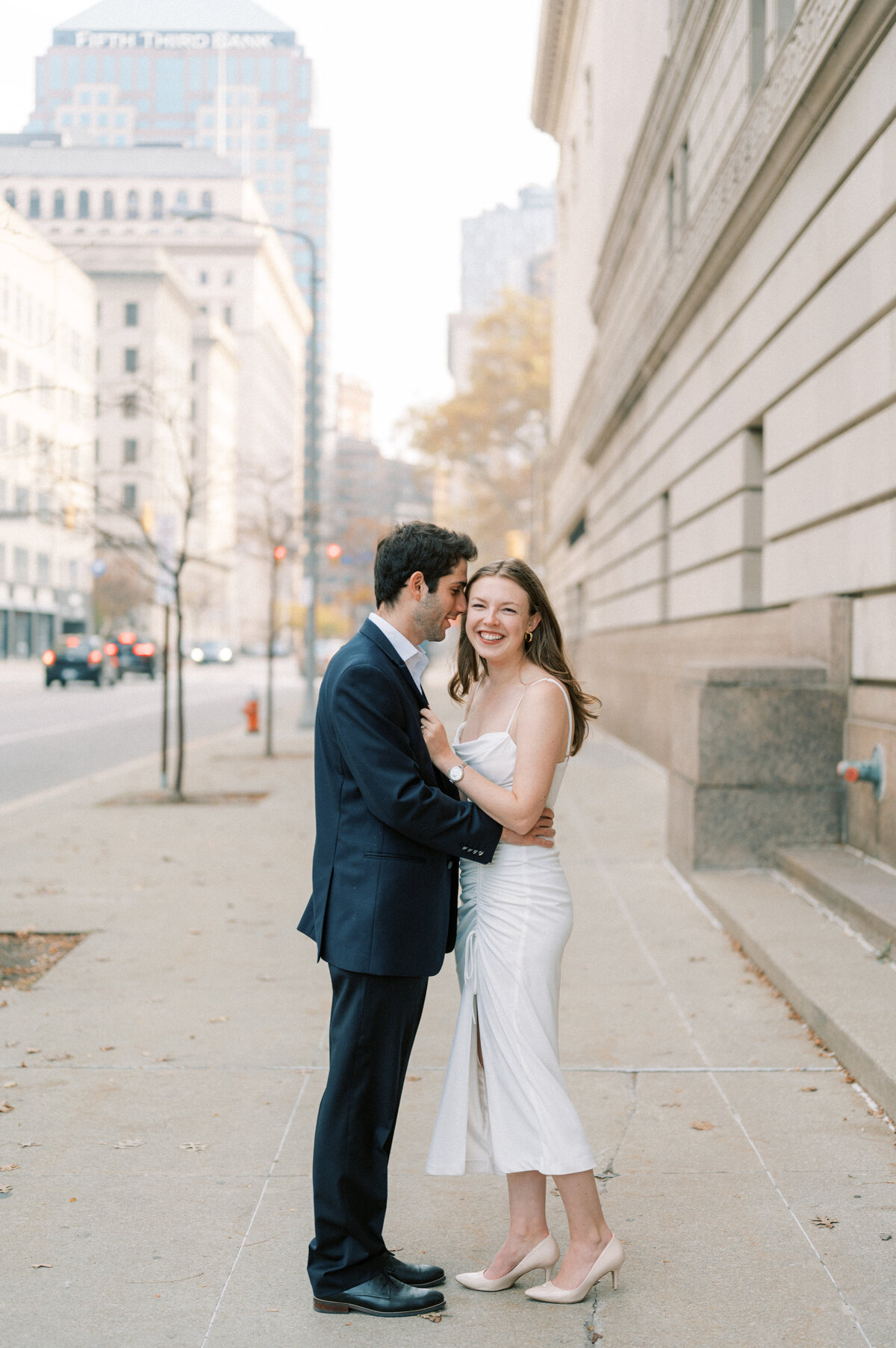 Old Courthouse Engagement Session in Downtown Cleveland-28
