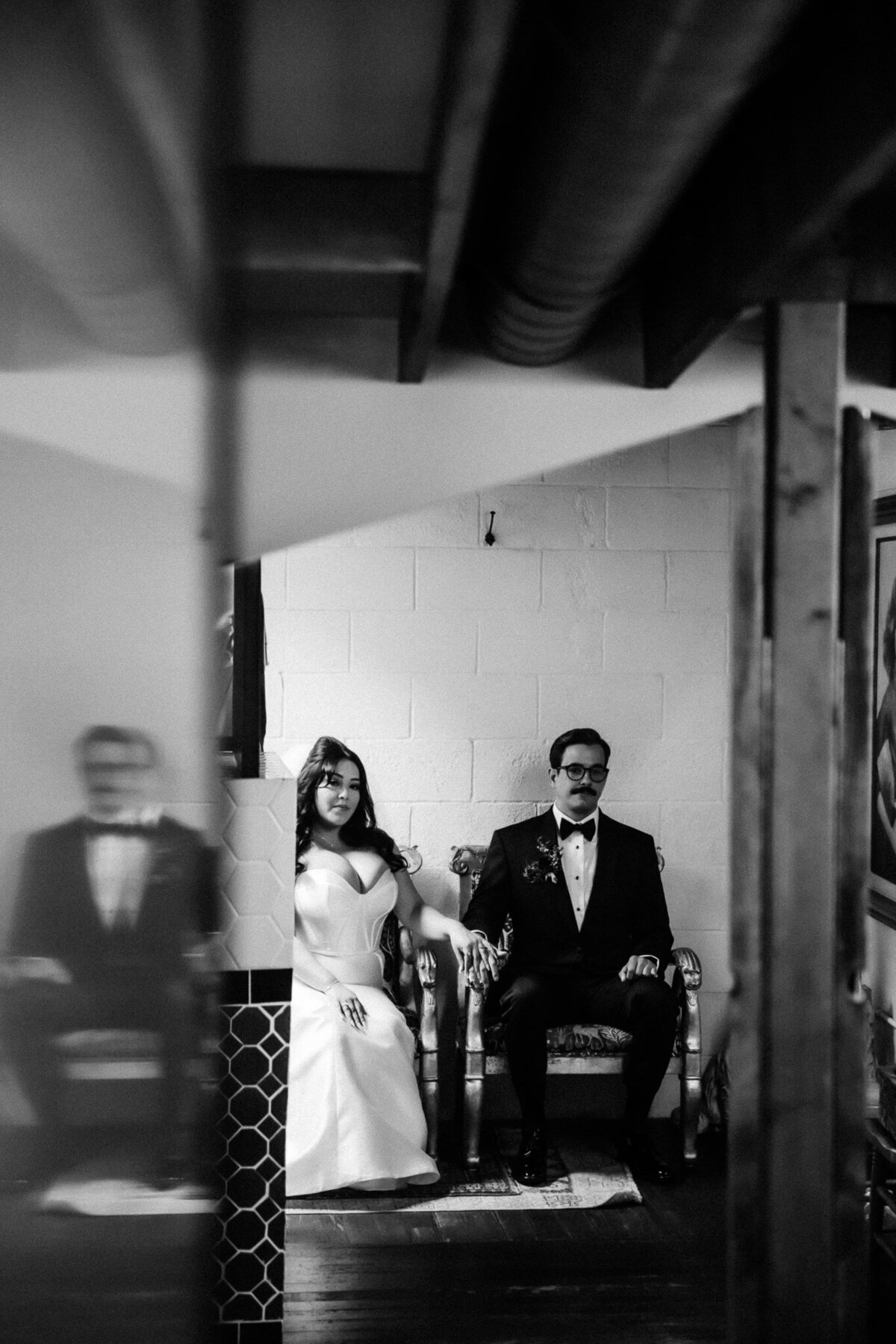 Archer Inspired Photography - Christina and Jake Wedding - Smog Shoppe Los Angeles - First Look and Couple Photos-91