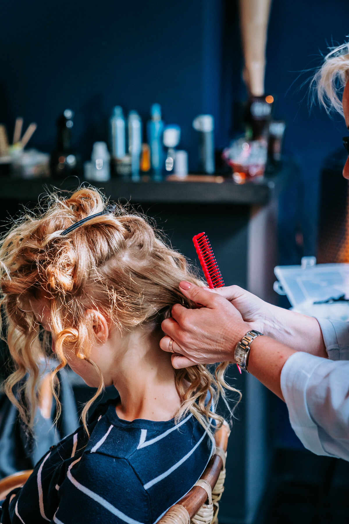 Trouwen Texel Bart en Anouk Eiland hotel Kapper en Make-up 2