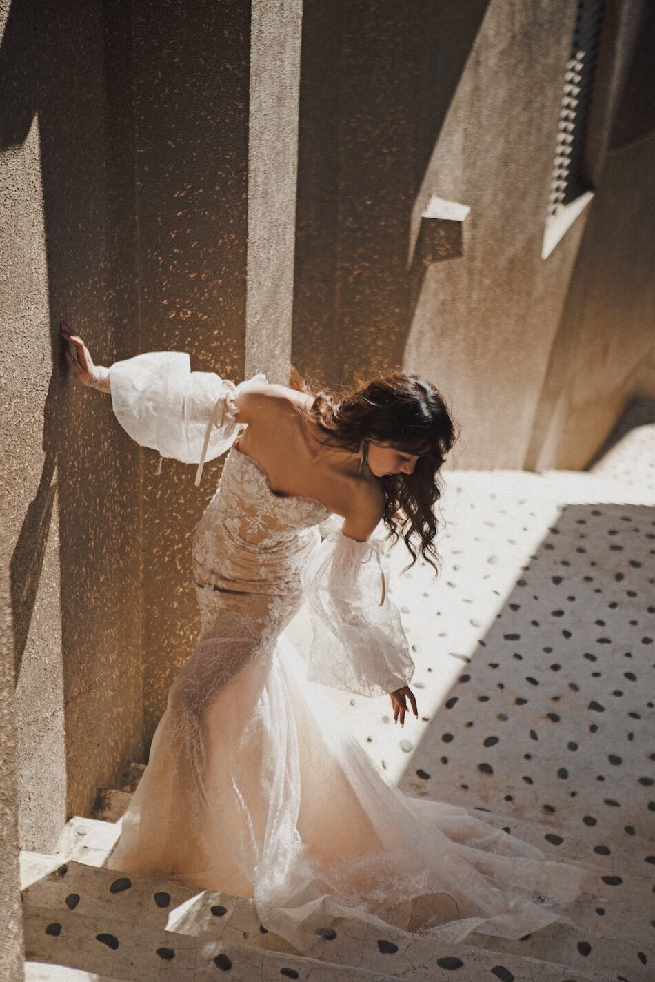 Destination wedding photoshoot, Ricca Sposa Couture dress.
