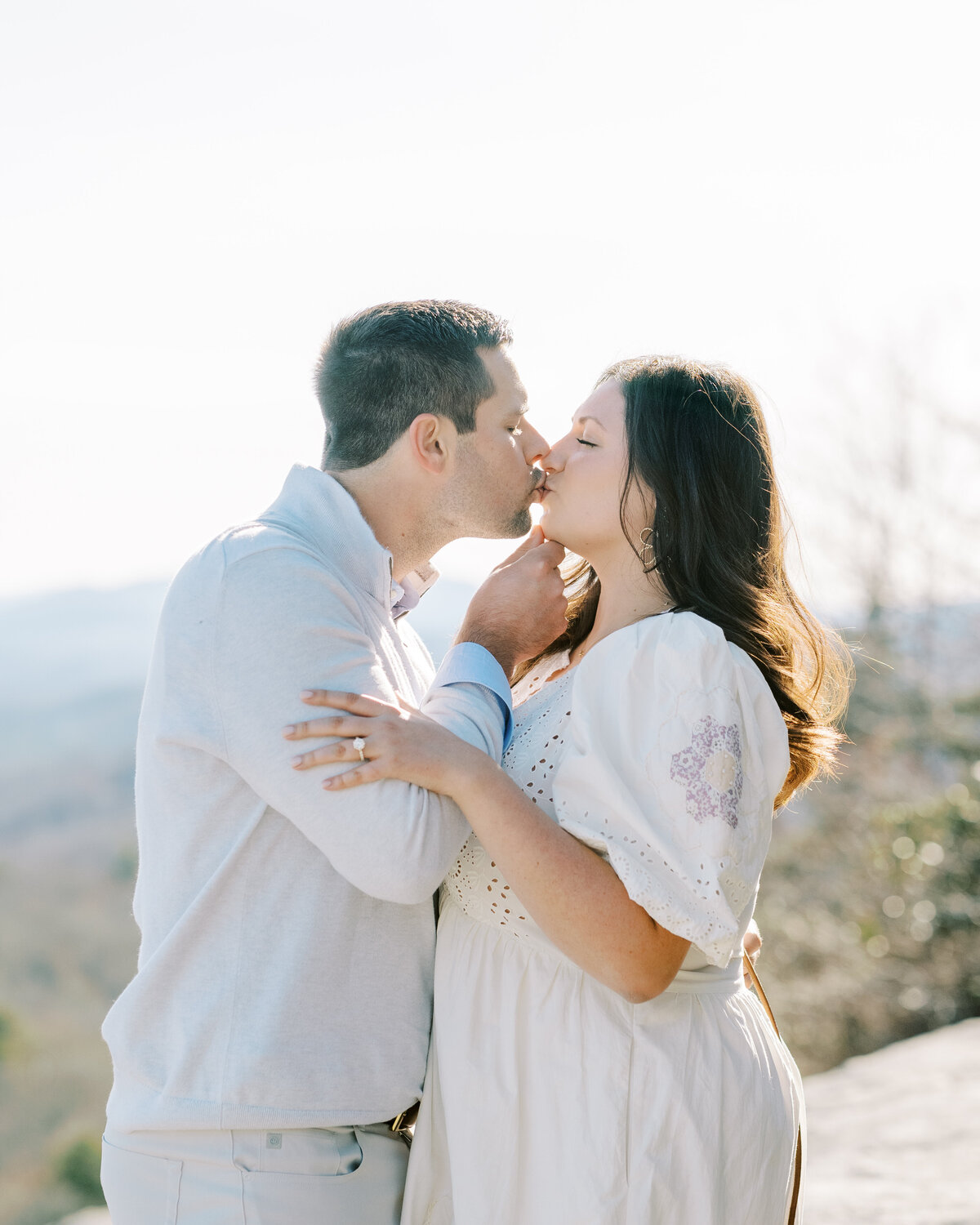 The Fourniers | Grandfather Mountain Engagement-11