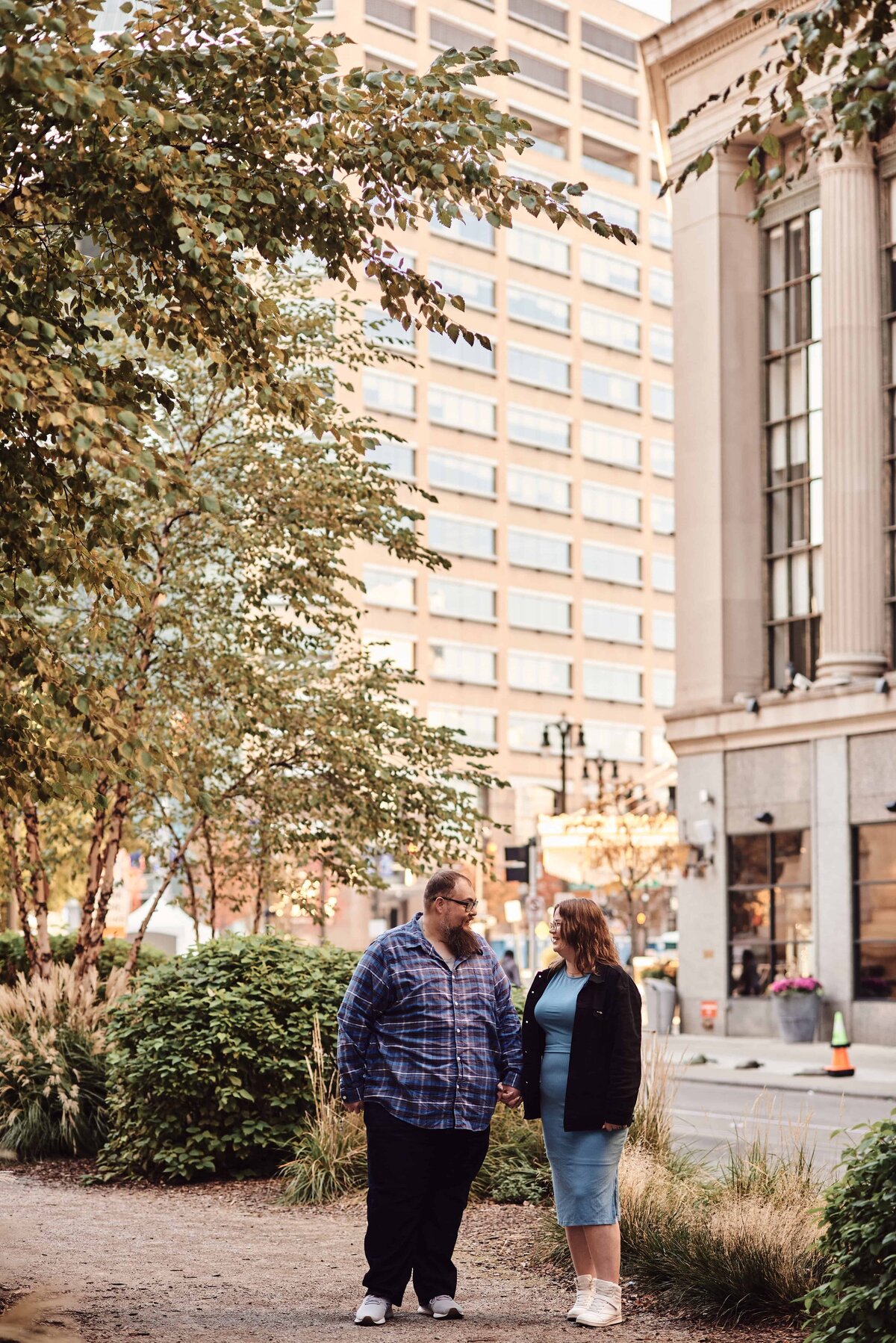 Downtown Engagement Session Detroit, Michigan_17