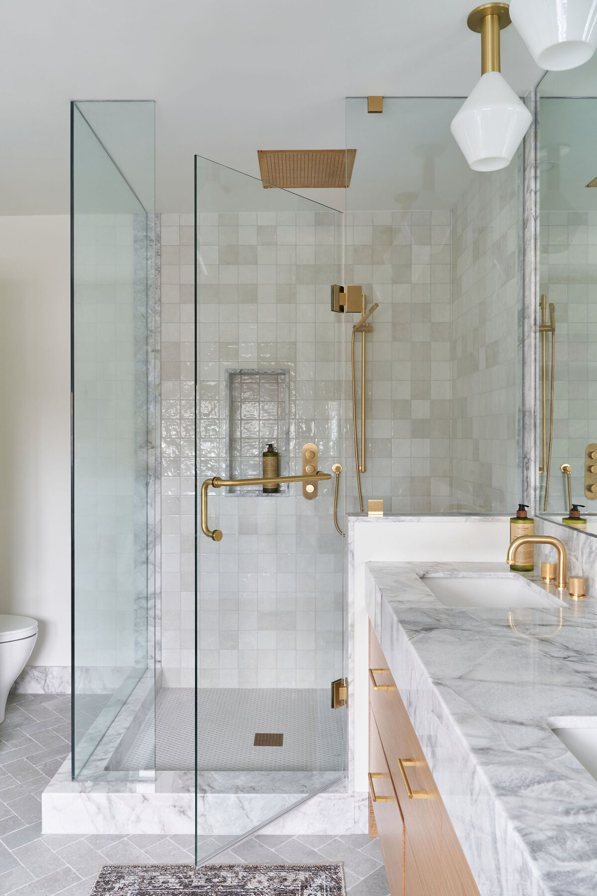 Natural stone custom shower Toronto