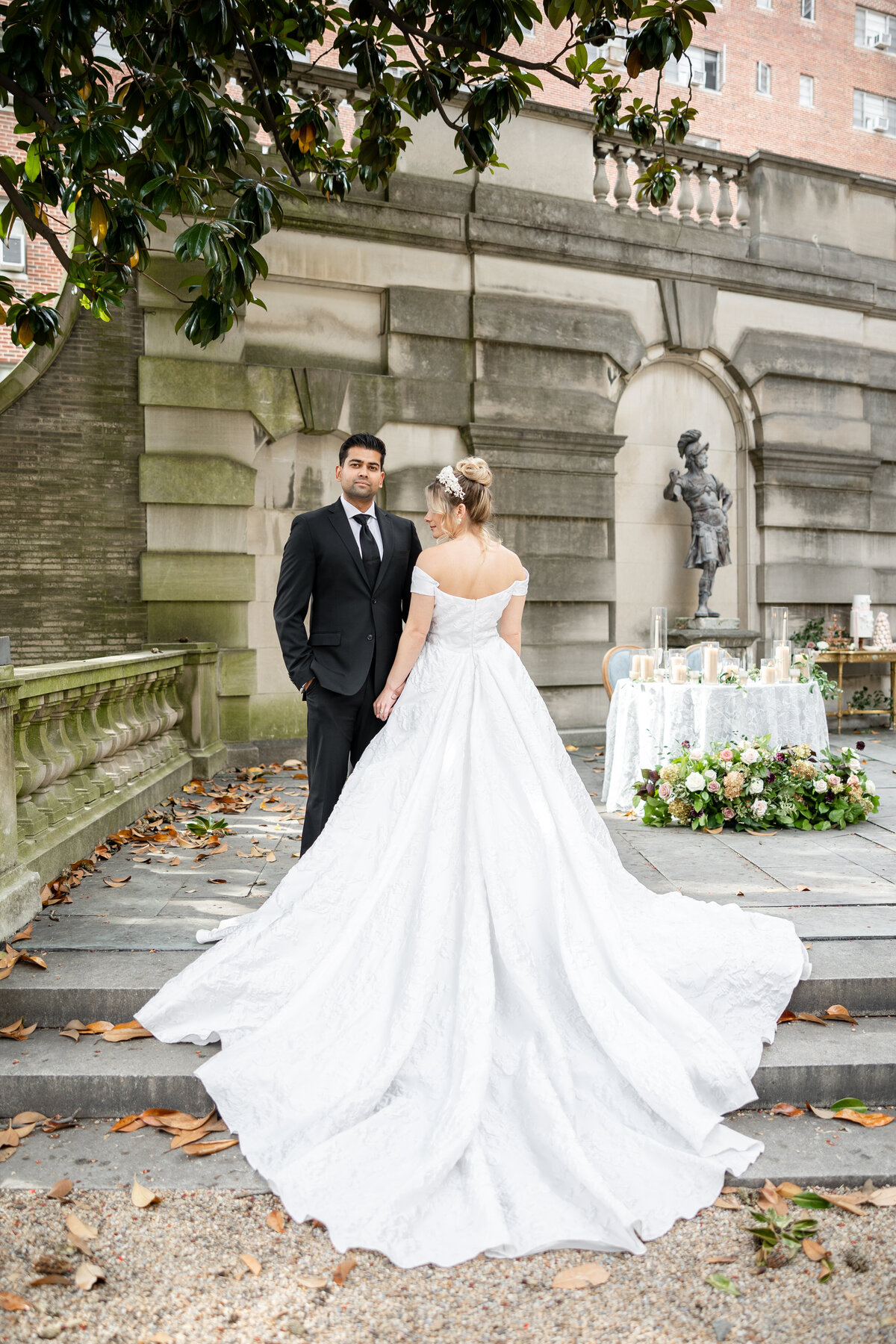 Larz Anderson House Wedding Luxury DC Wedding Day  - Haley Day Photo H+R-174