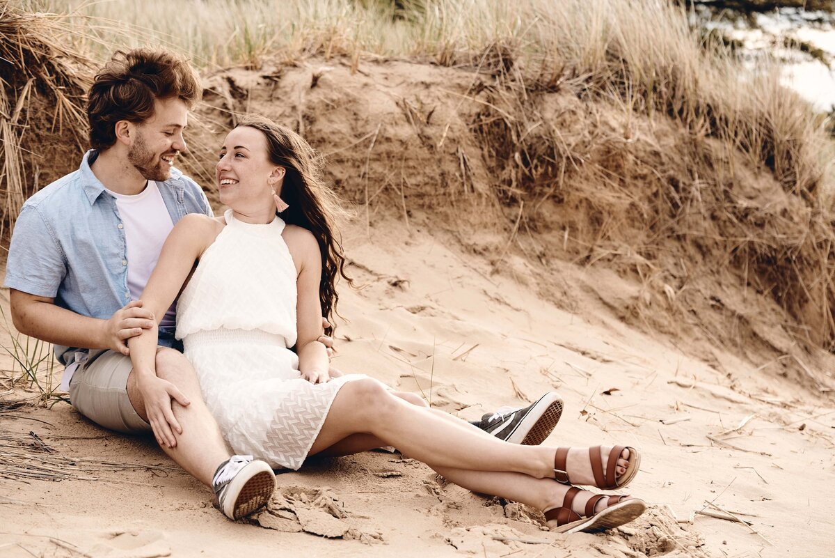 Sleeper State Park Beach Engagement Caseville, Michigan_99