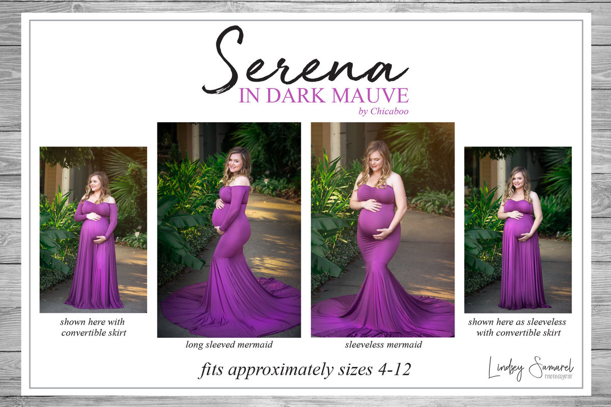 LS Maternity Closet Serena Dark Mauve