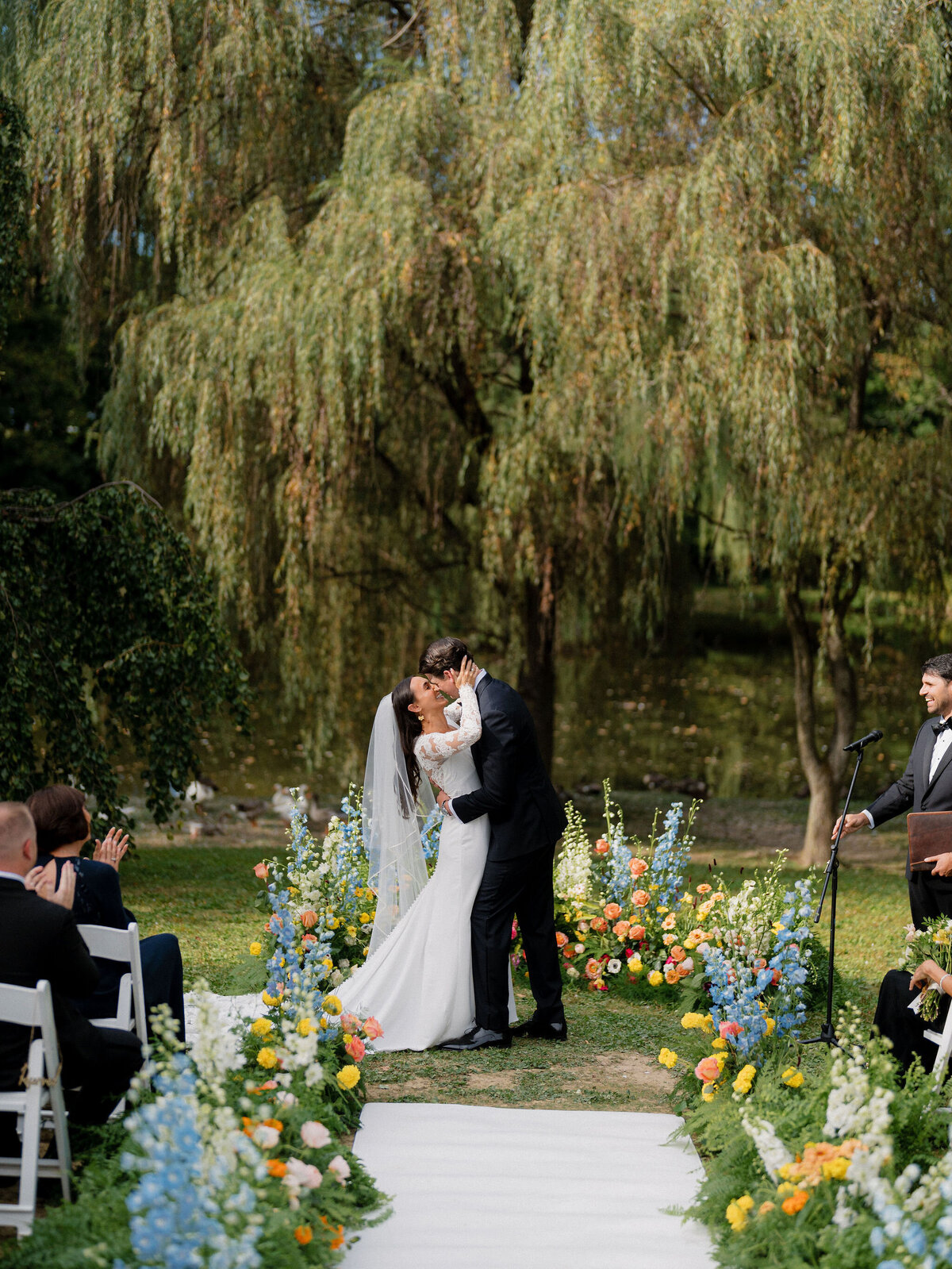 Buttermilk Falls Inn & Spa Stunningly Vibrant September Wedding