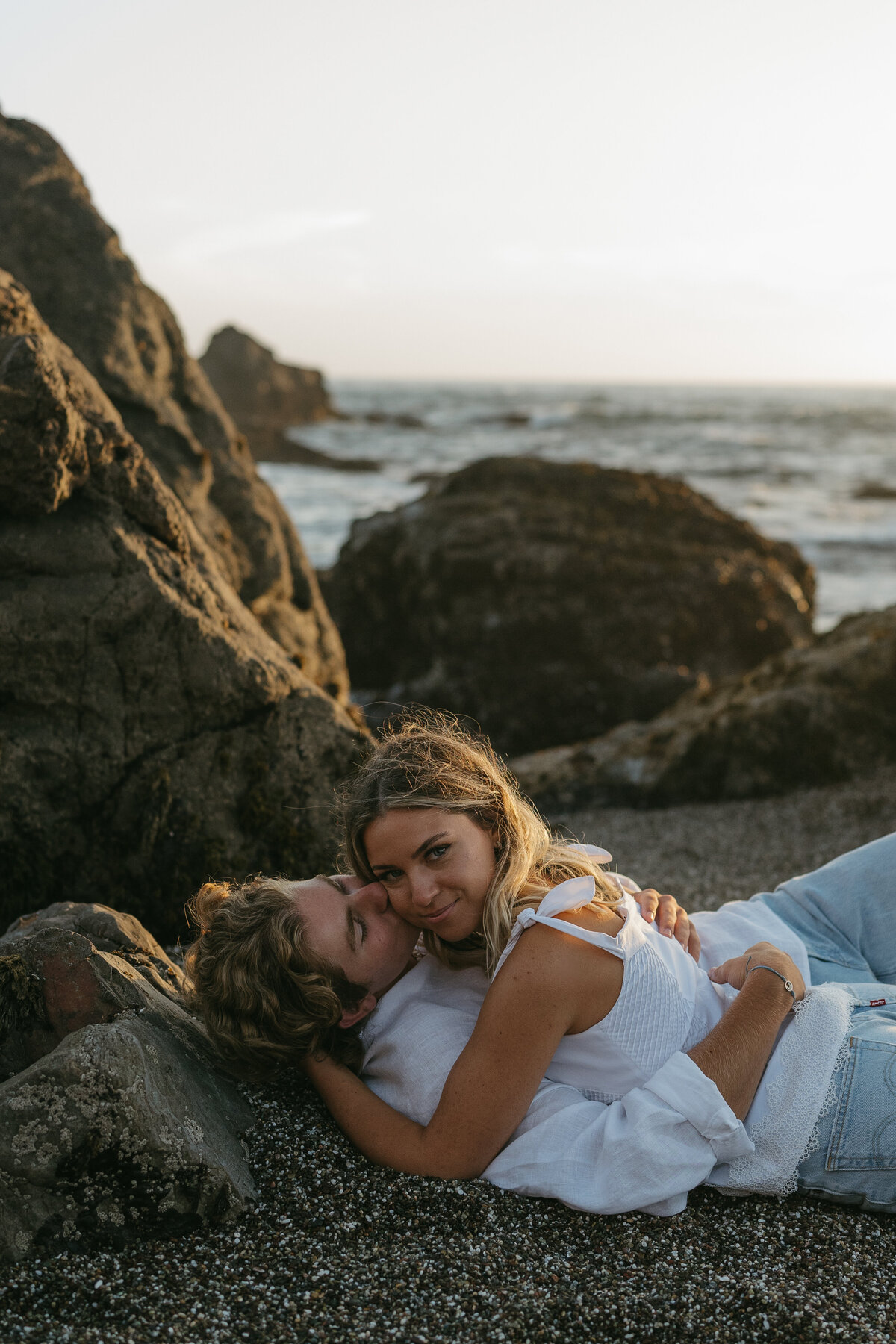 Whimsical Engagement Couples Photoshoot - Sonoma Coast, California