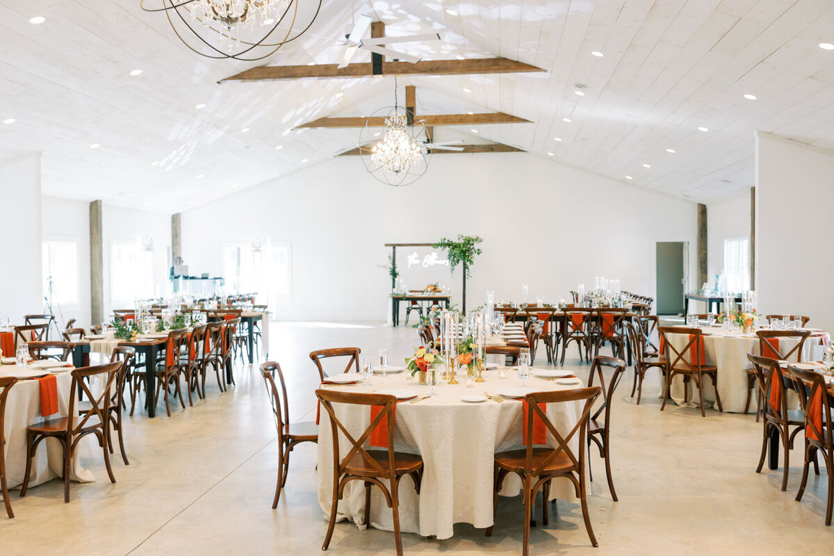 Indoor reception setup