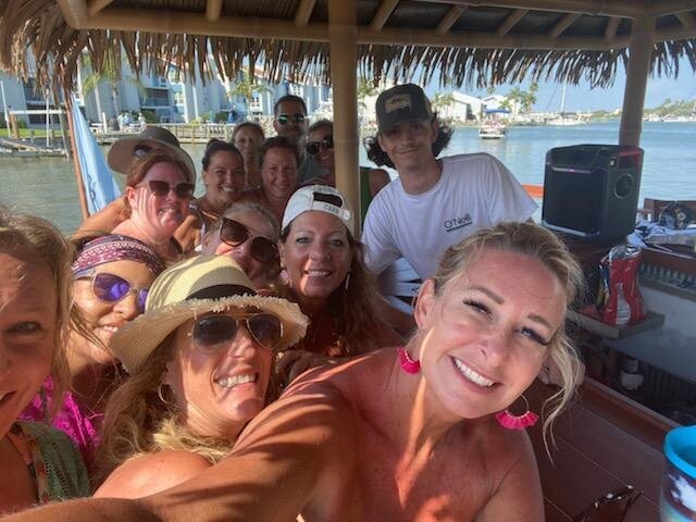 Girls day out Tiki Boat Cruise Madeira Beach St Petersburg FL Levique tours