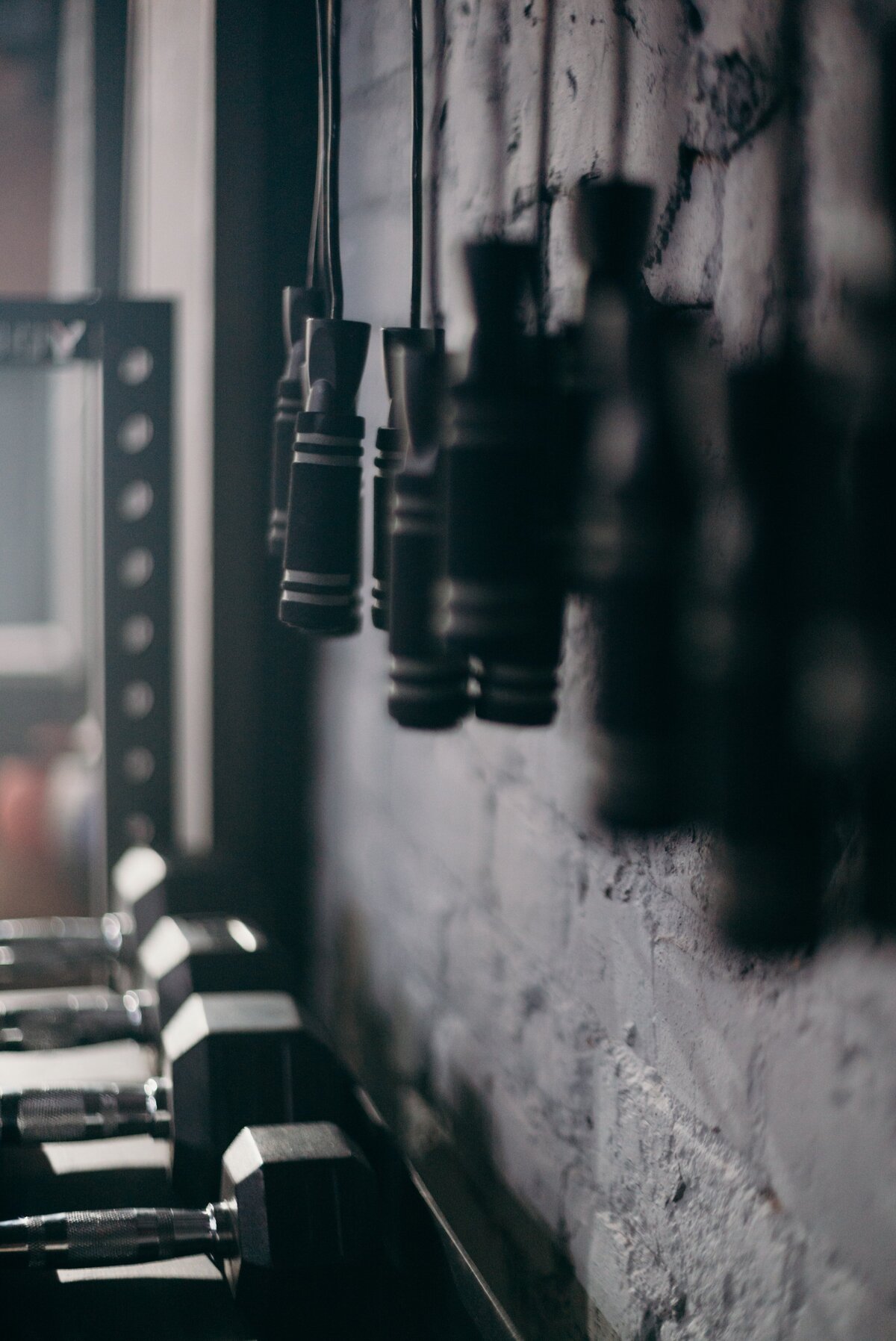Weights and boxing glove