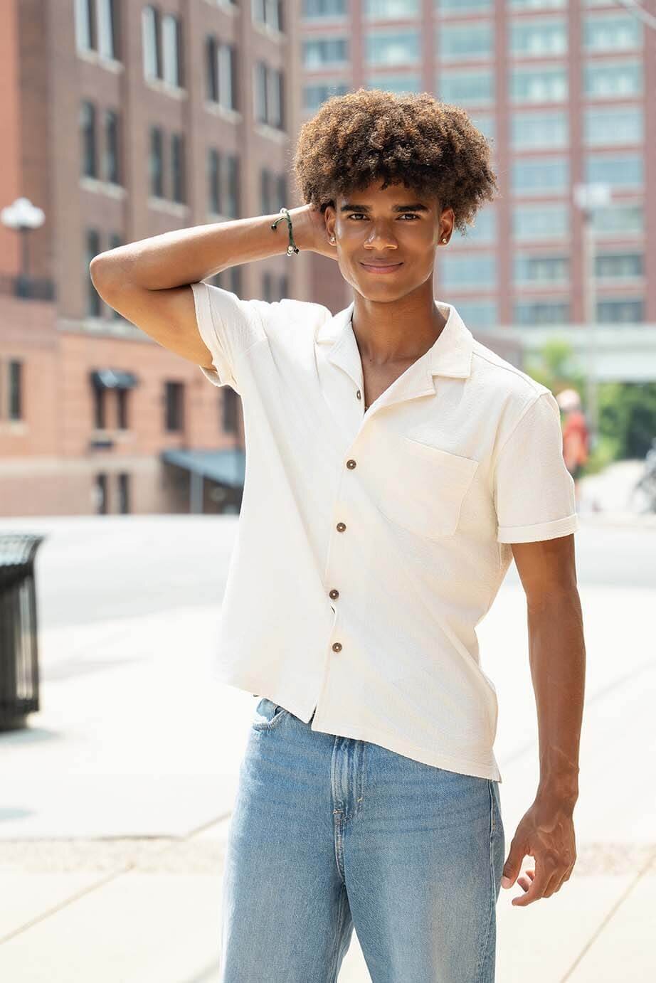 senior-guy-model-with-hand-in-hair