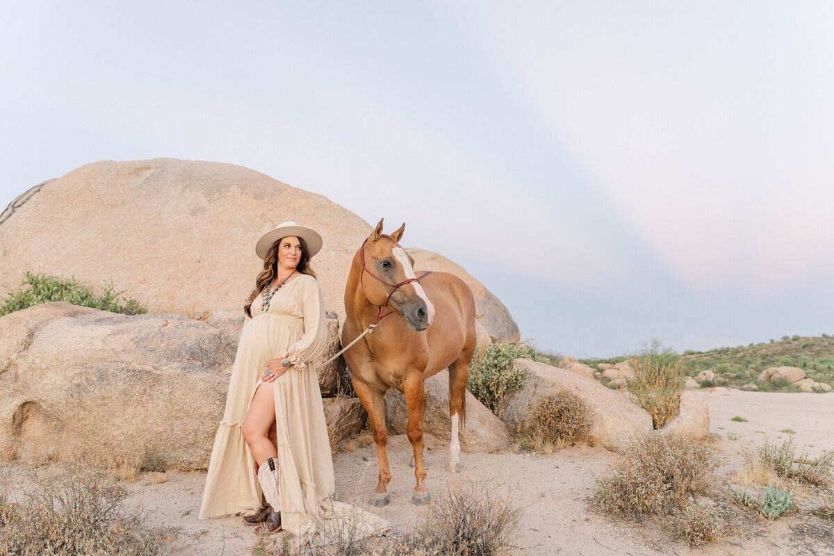 Maternity session at the Boulders in Florence Arizona-21