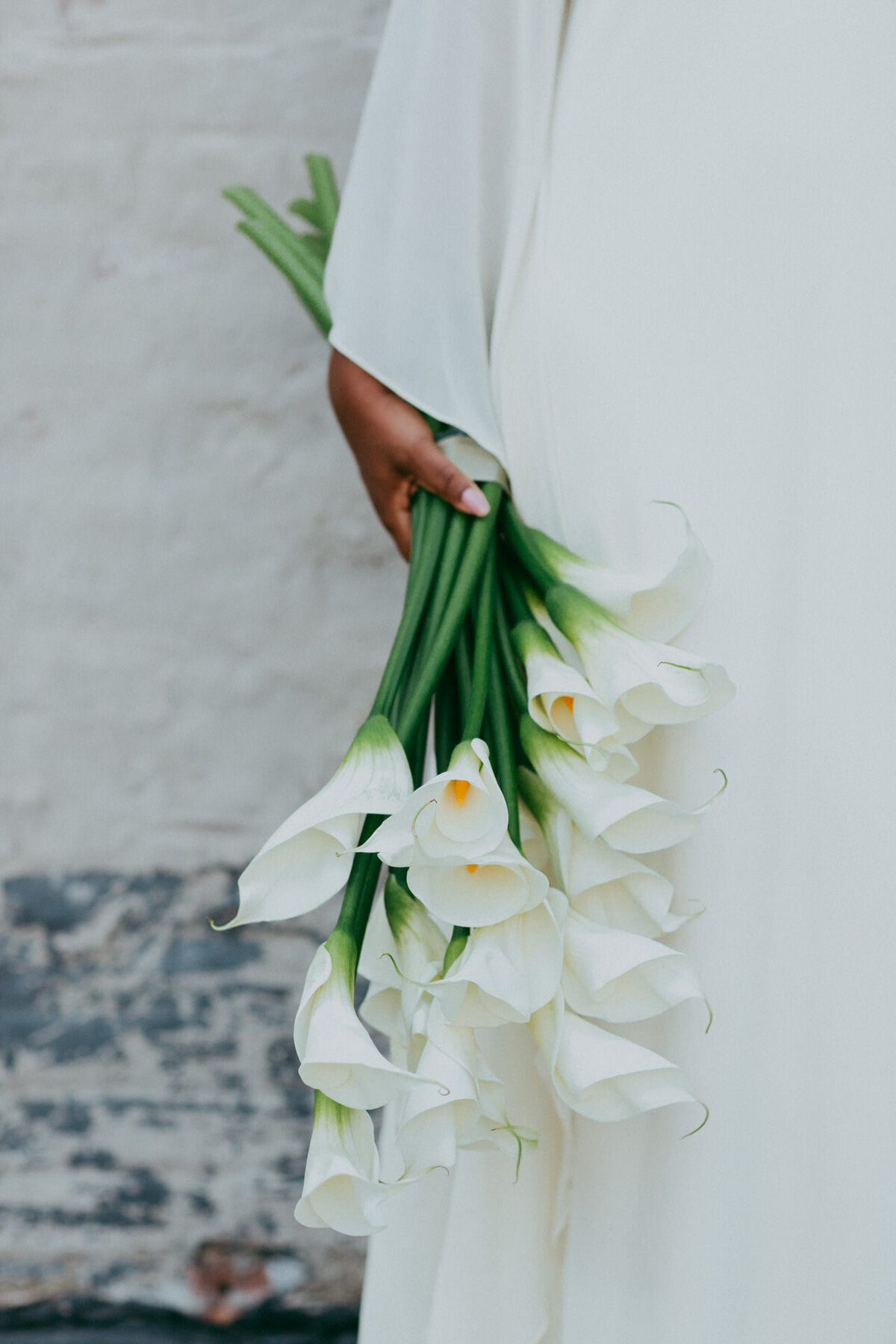 east village jove meyer wedding flowers by ap bio calla lily bouquet