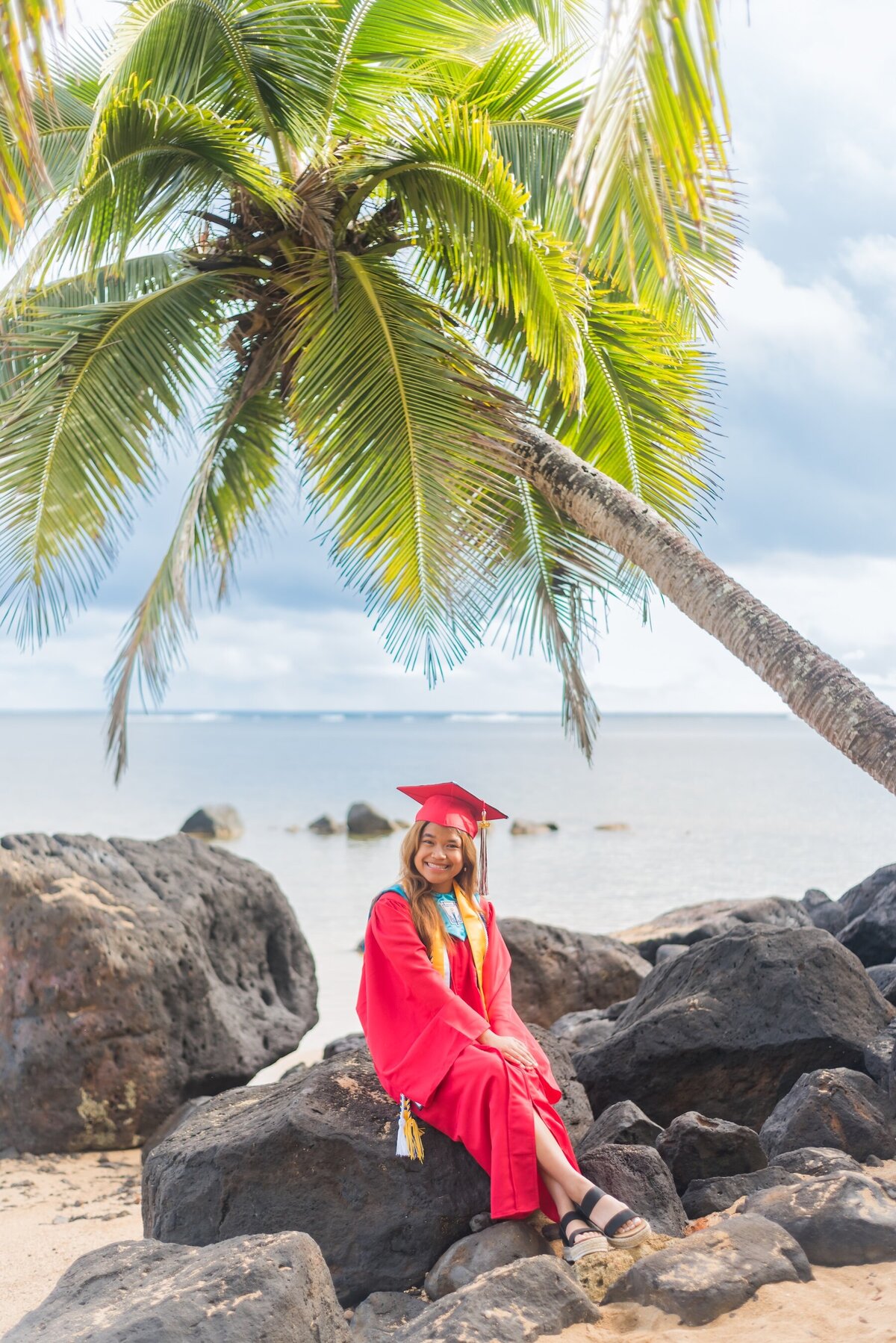Graduation Robe – Kauai Senior Portrait Photographers