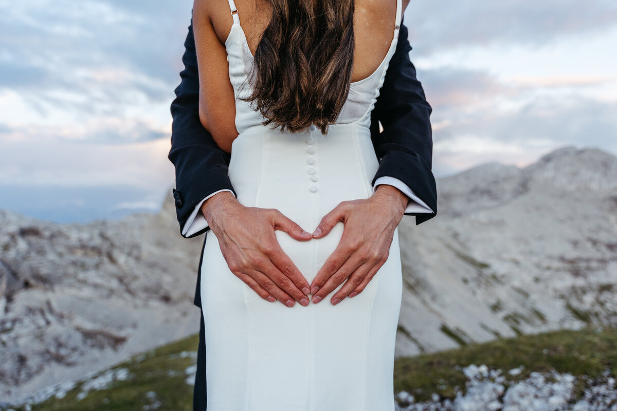 Marmarole helicopter Elopement Dolomites -76