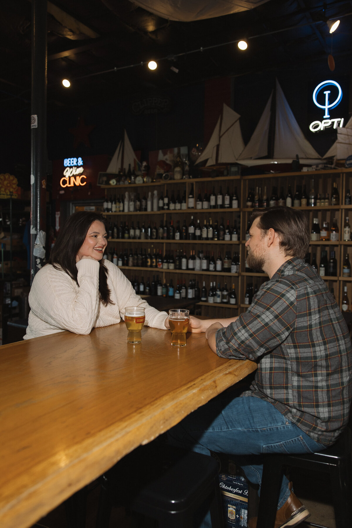 Moments by Hiba Raleigh Wedding Photographer Fun Charlotte Engagement Photos Brewery Photos Freedom Park Molly and Zac-7