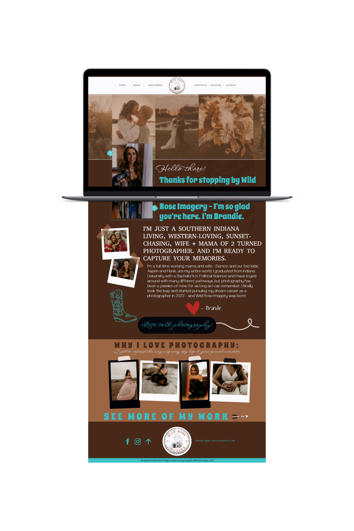 Wild Rose Imagery Website Project by Multimedia Strategics