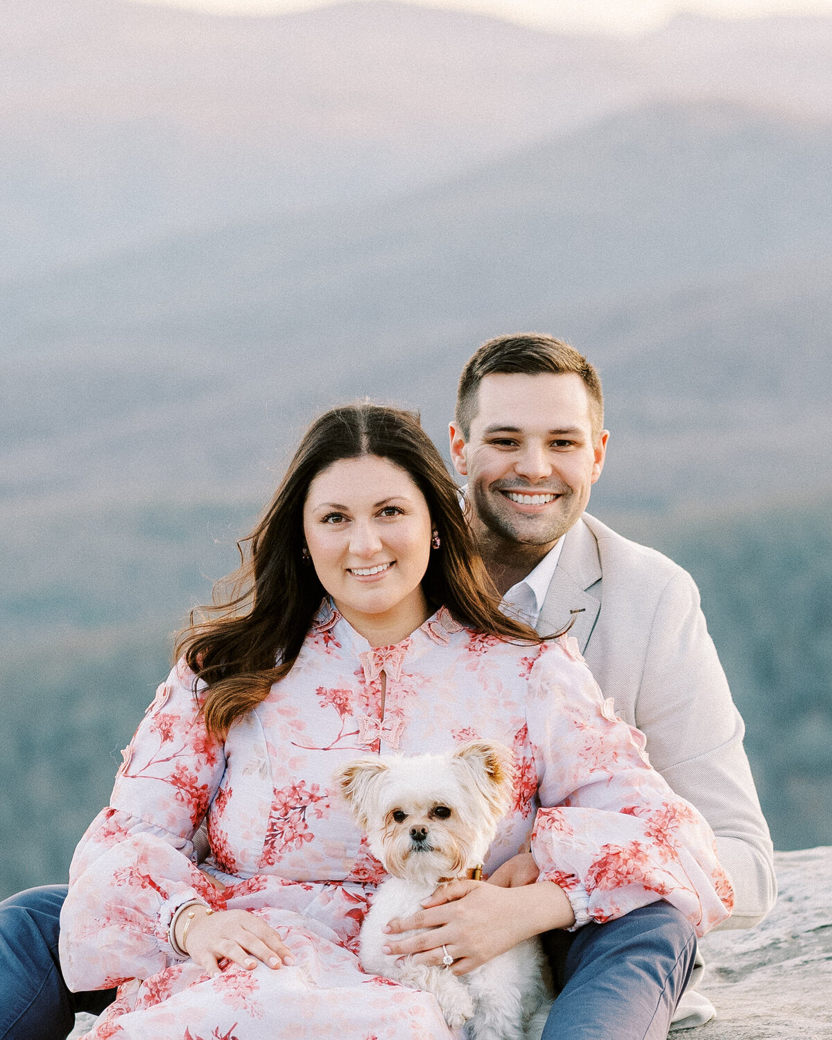 The Fourniers | Grandfather Mountain Engagement-117