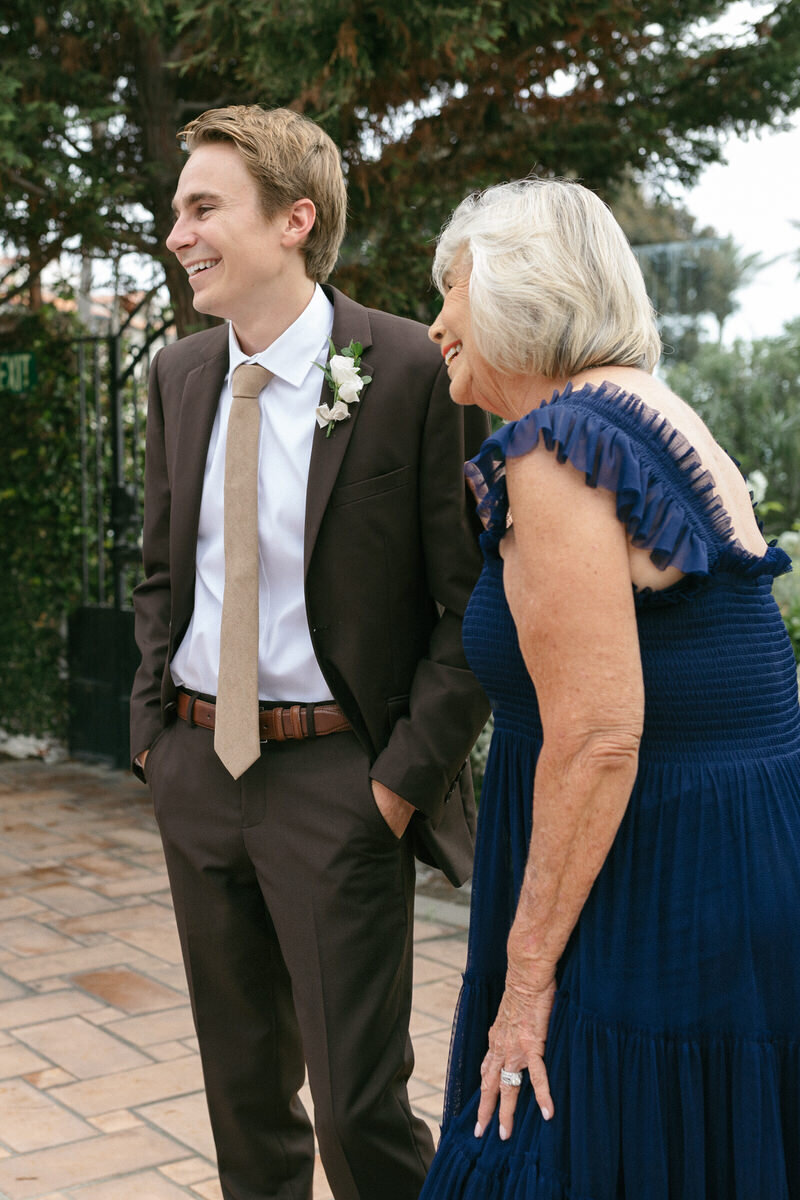 A wedding in San Clemente, California