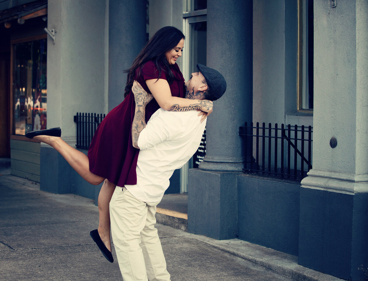 engagement shoot vintage