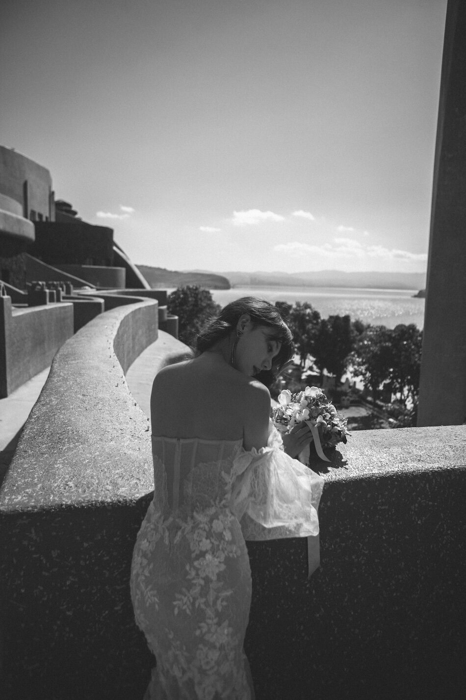 Destination wedding photoshoot, Ricca Sposa Couture dress.