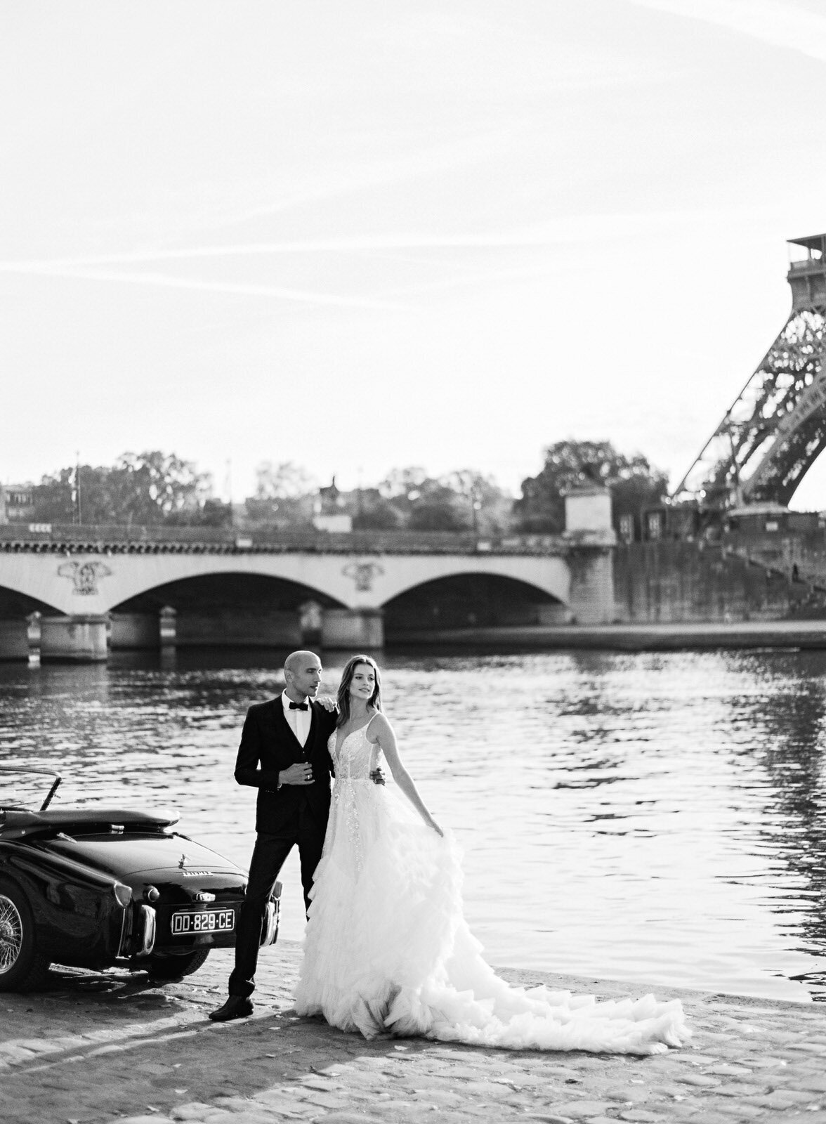 Modern Film Wedding Photography in Paris France 6