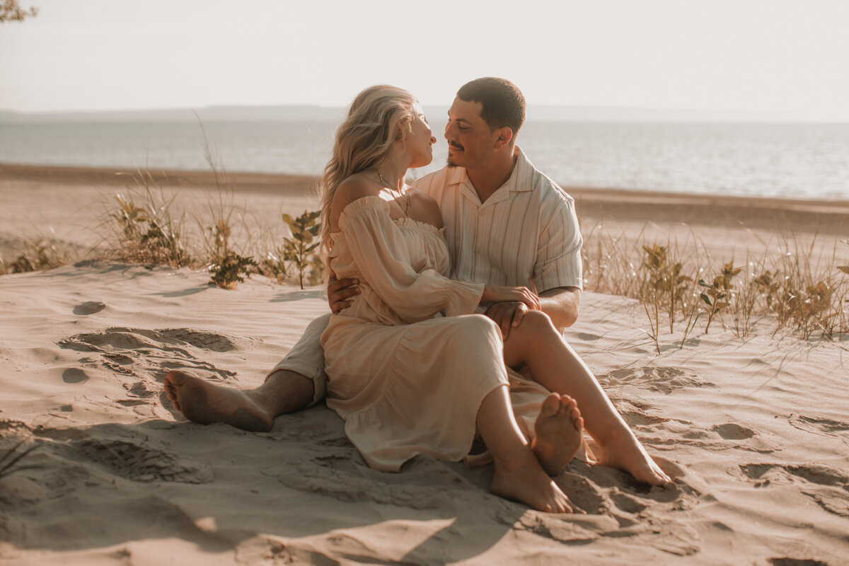 domi-josh-elopement-wedding-engagement-wasaga-beach-tiny-lake-sunset-barrie-summer-32