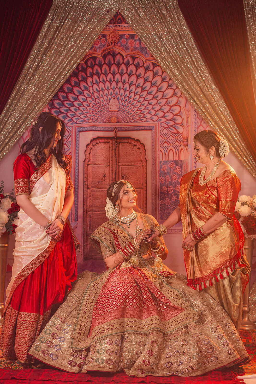 Toronto indian bridal portrait