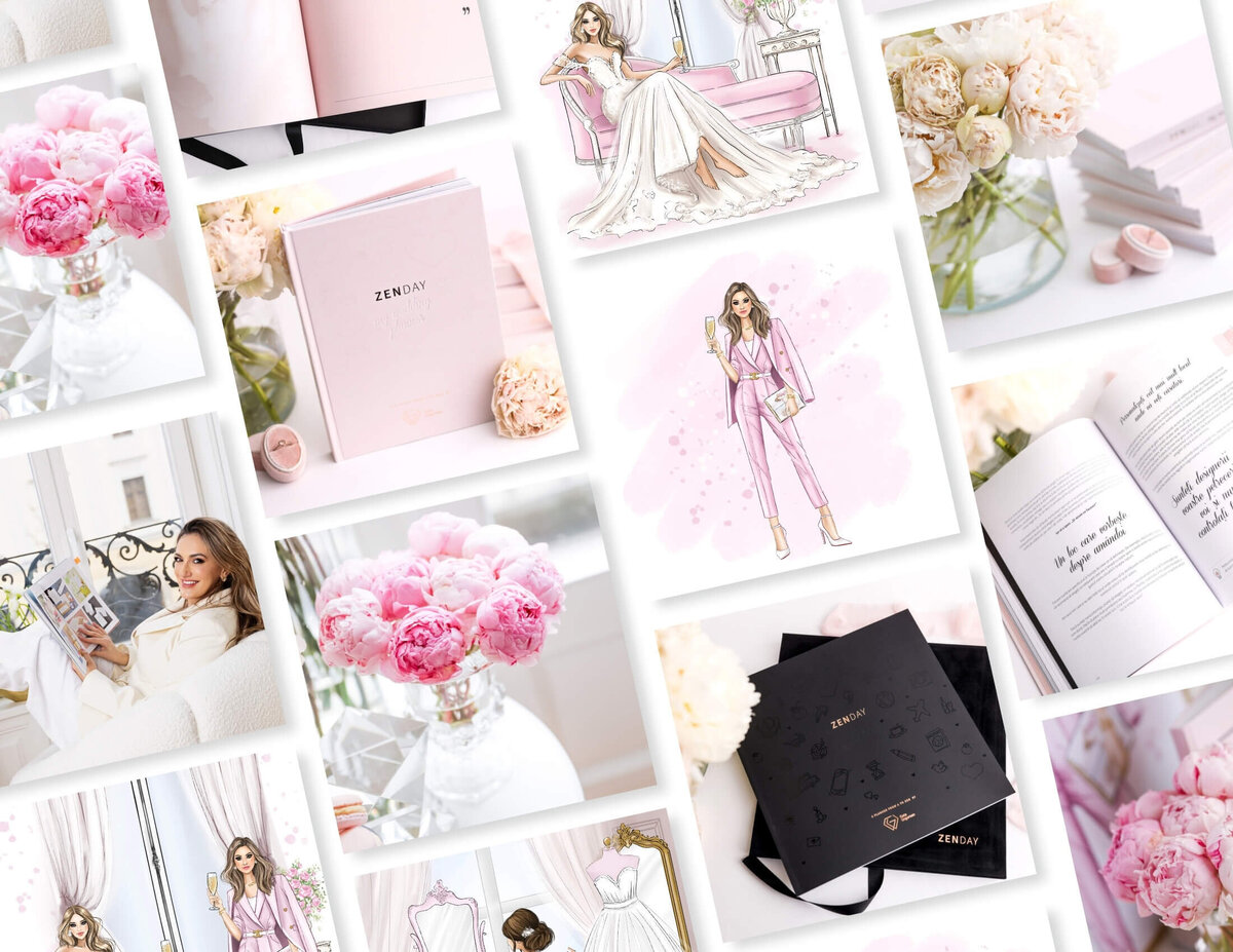 zen day brand design for wedding planner56