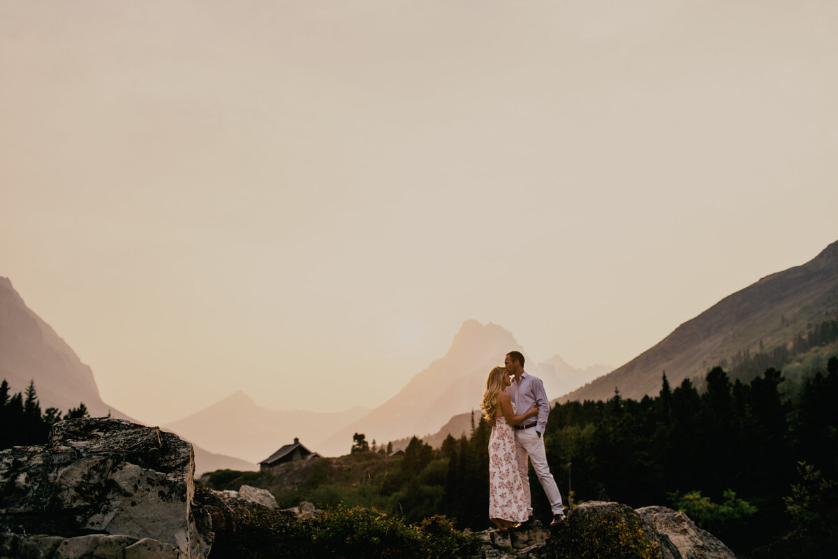 couple holding each other