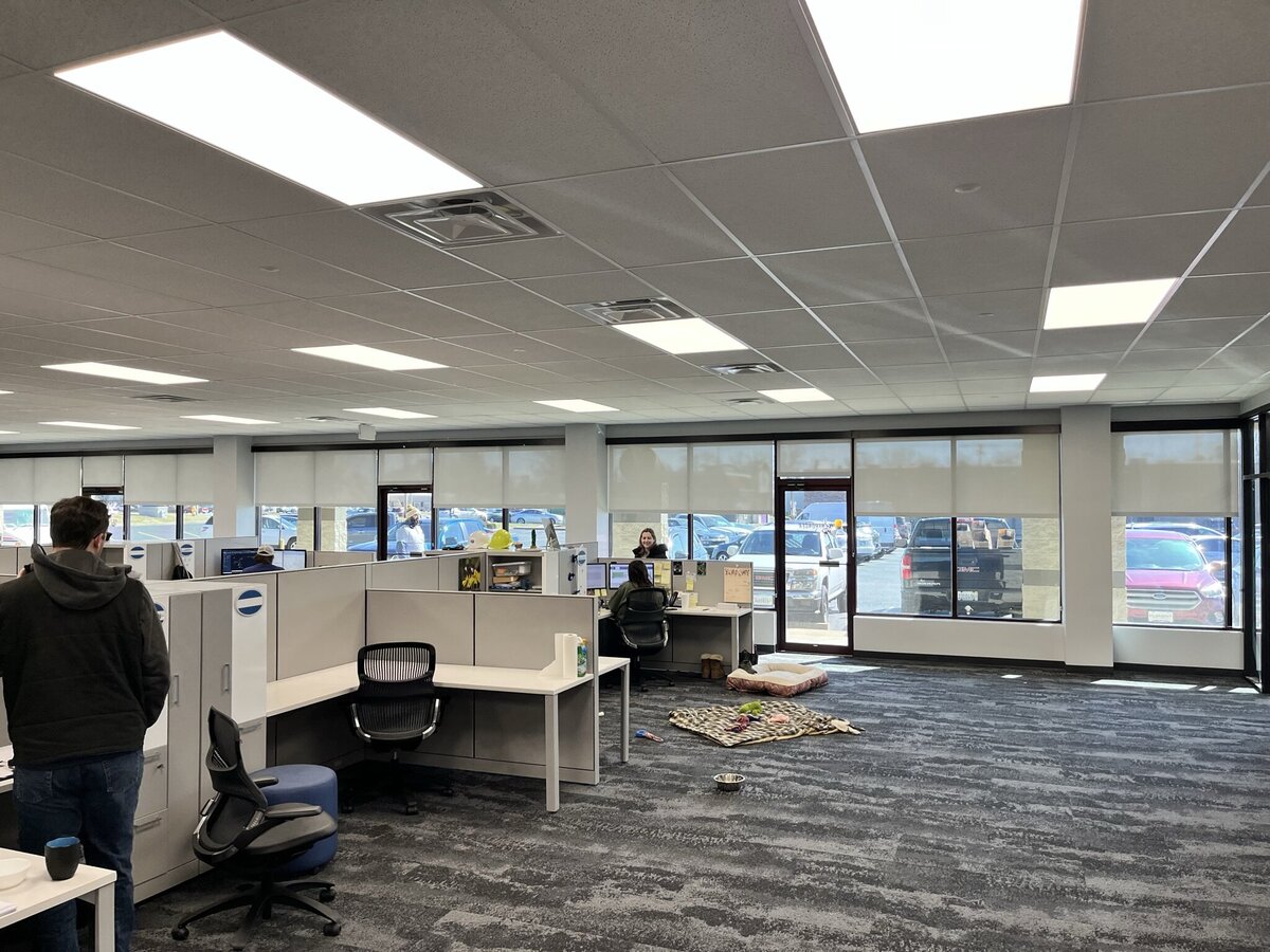 Custom commercial shades