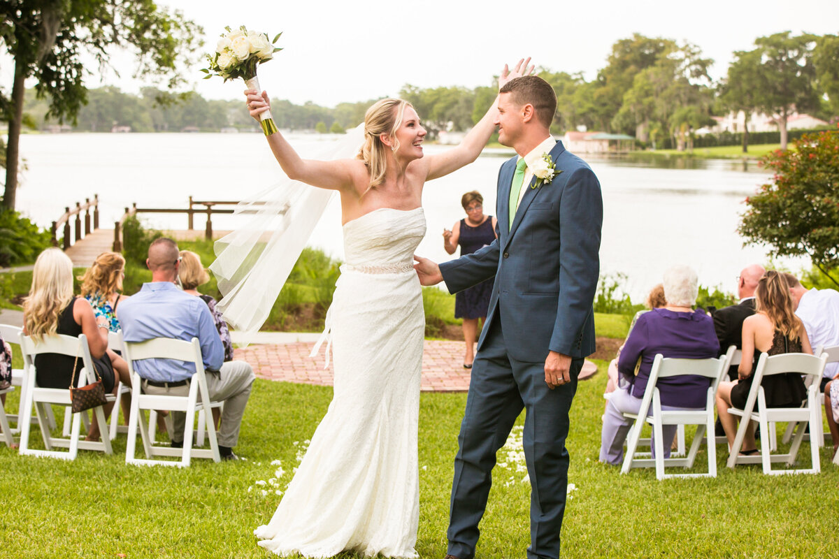 Lakeside wedding at Capen house in Winter Park