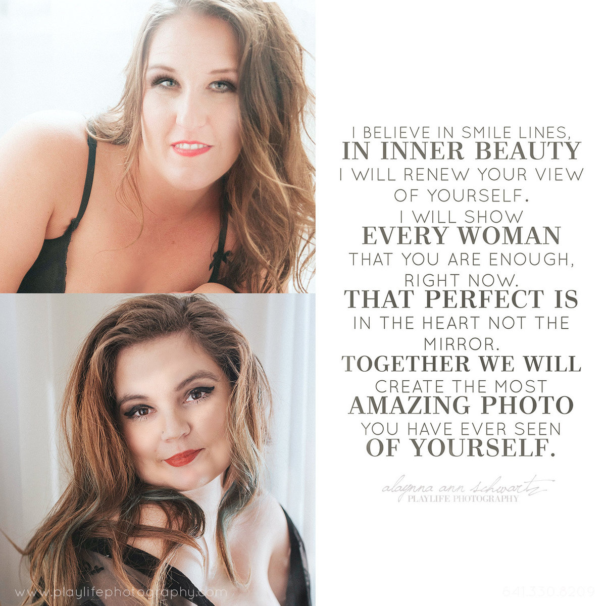 Iowa City's best wedding, portrait, and boudoir photographer Alaynna Ann Schwartz of Playlife Photo & Cinema