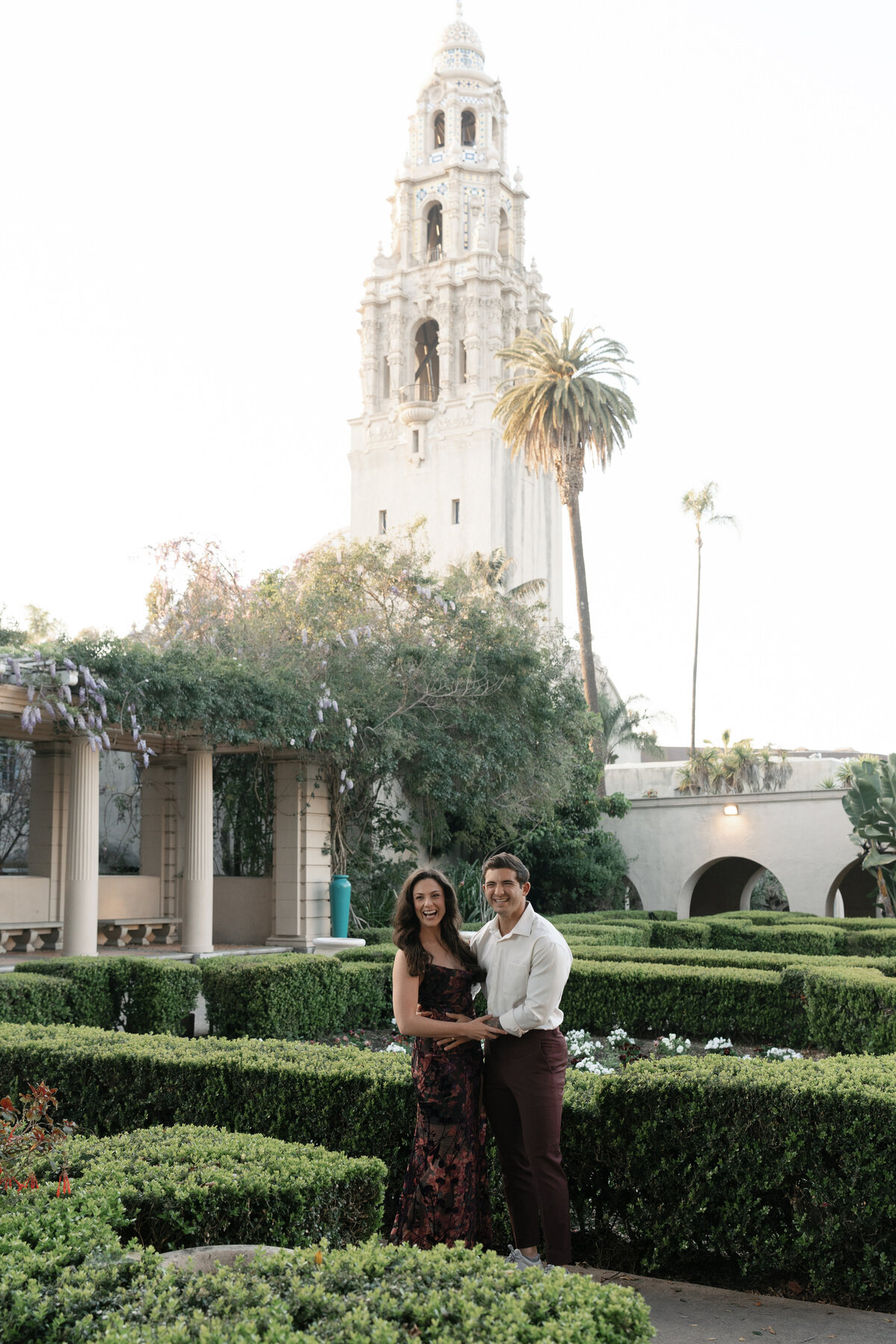 balboa-park-engagement-session