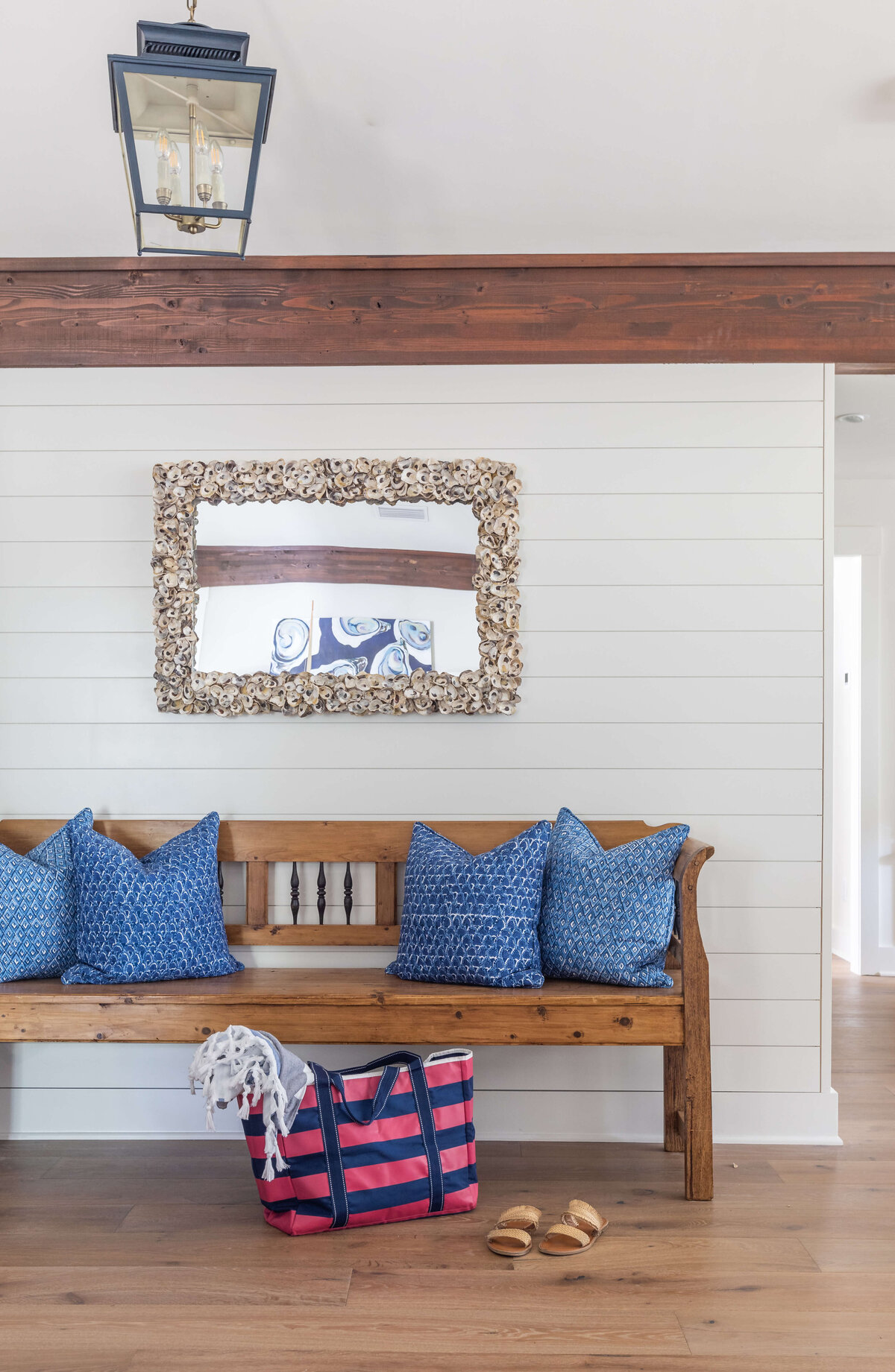 Amelia Island Coastal Bungalow Lola Interiors Entry