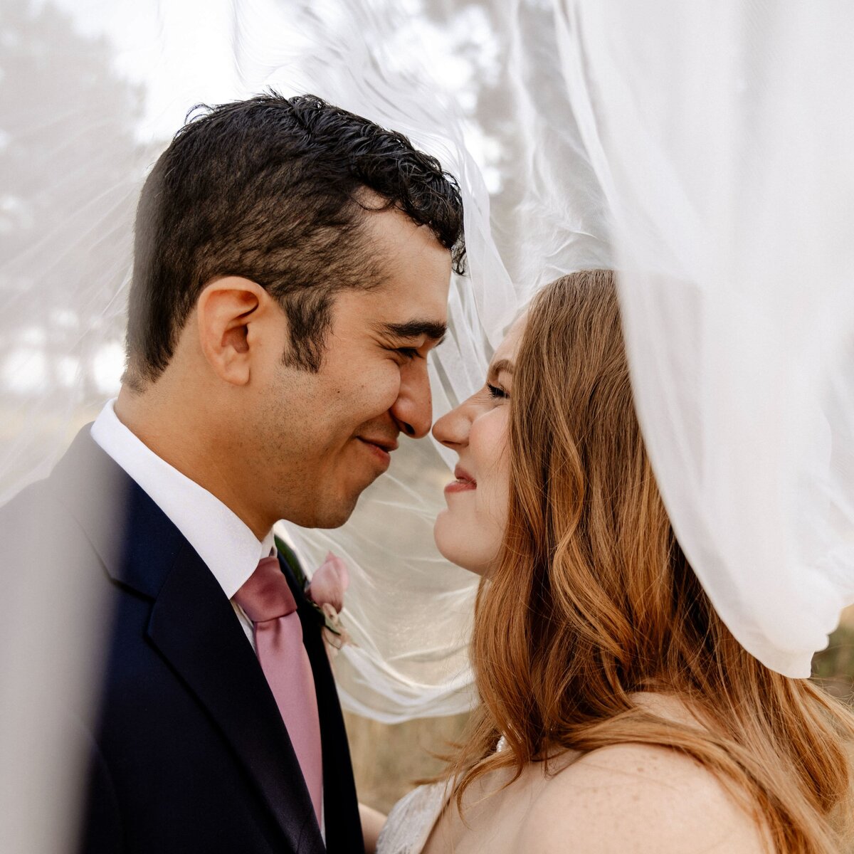 denver colorado wedding photographer - close up of couple